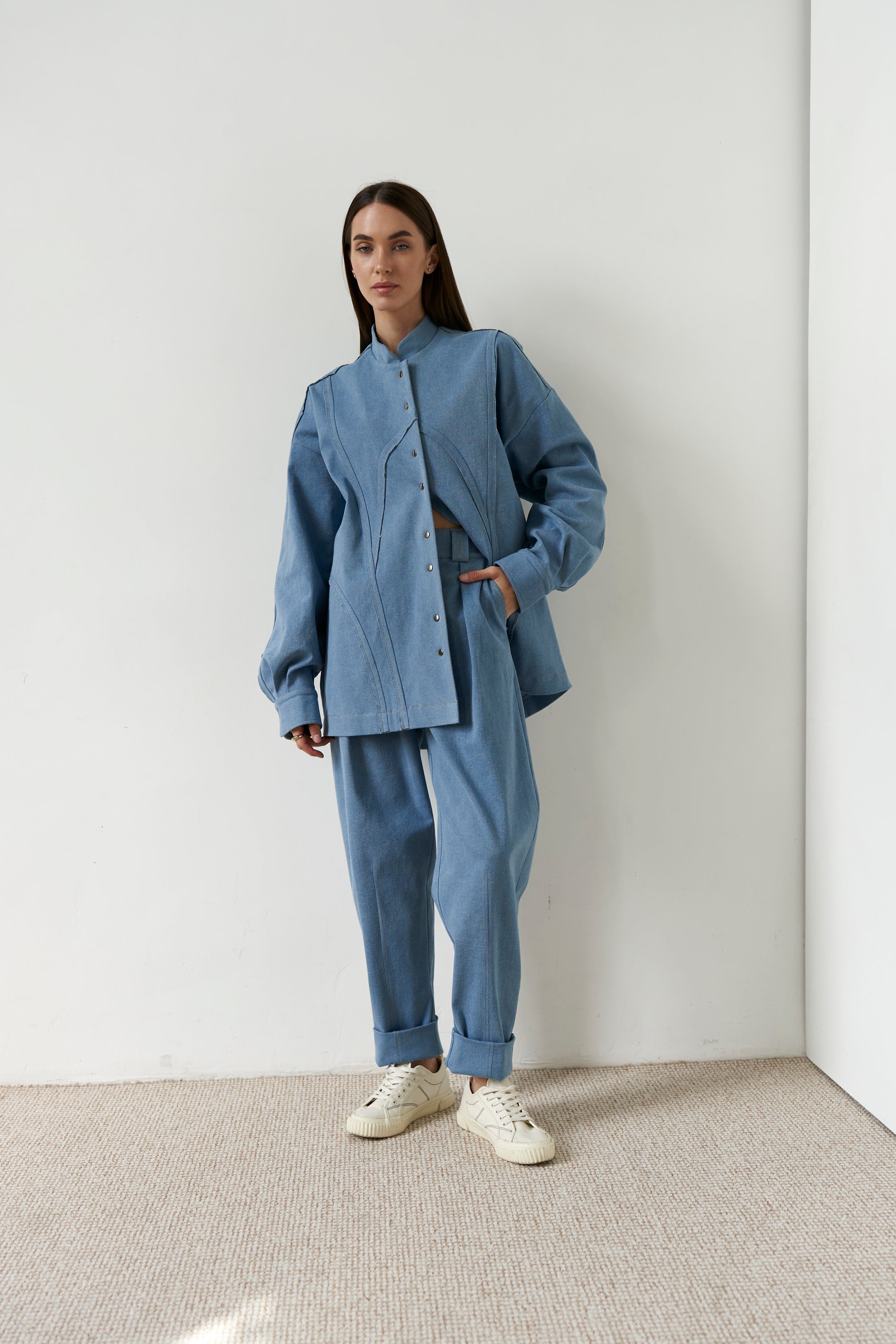 Banana pants cotton Blue