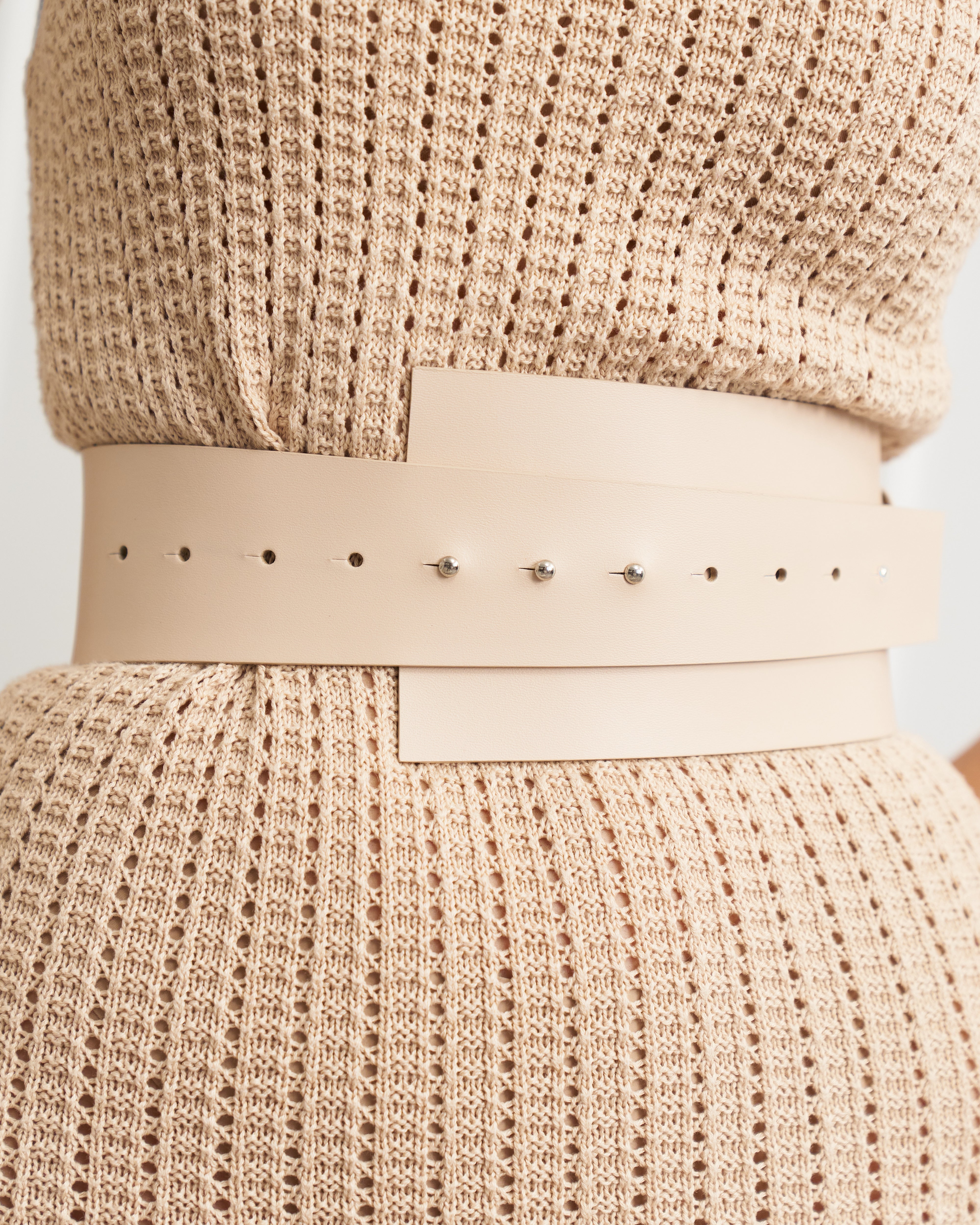 Wide leather belt THORA - UFS.store.ua