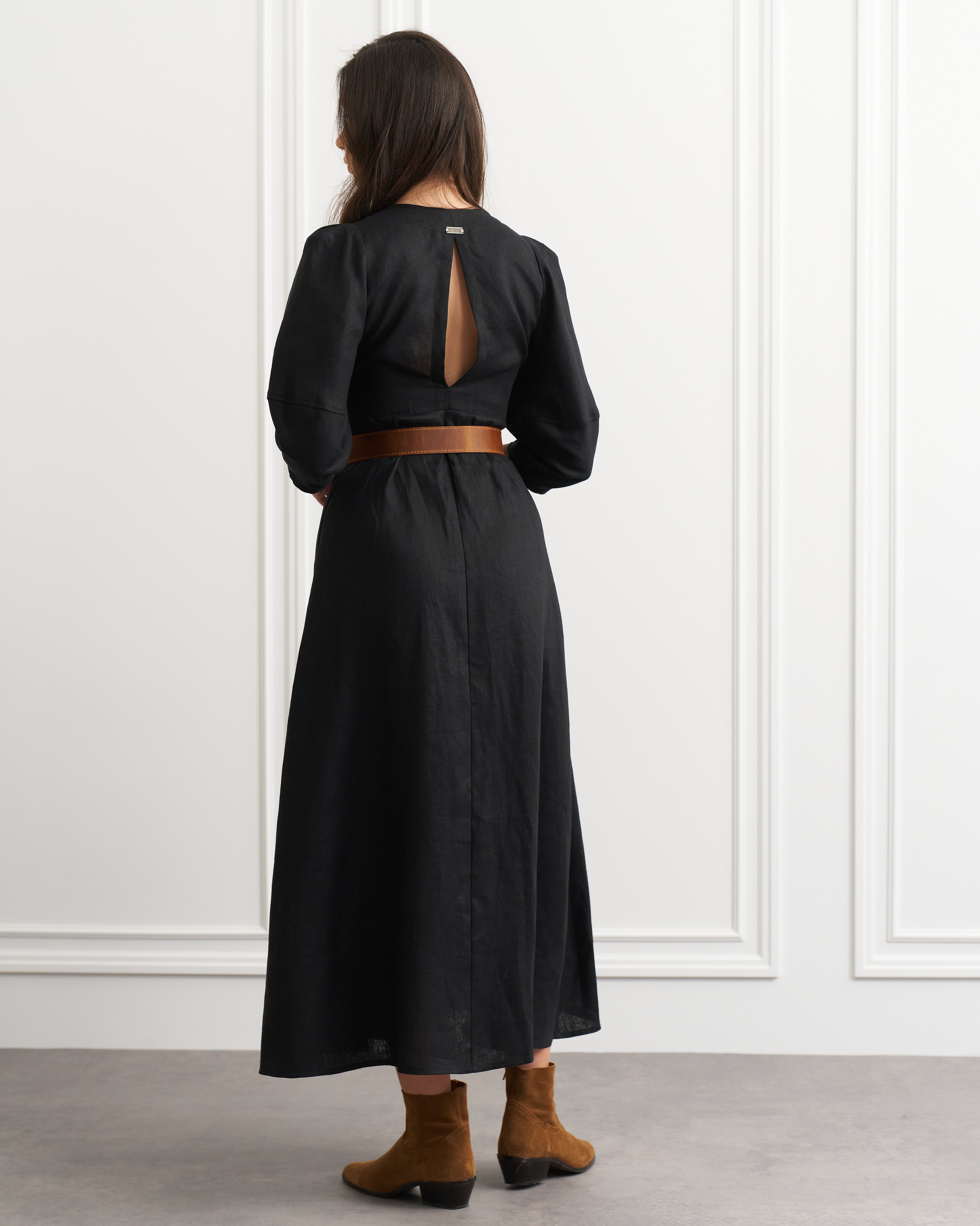 Narrow leather belt SIERRA - UFS.store.ua