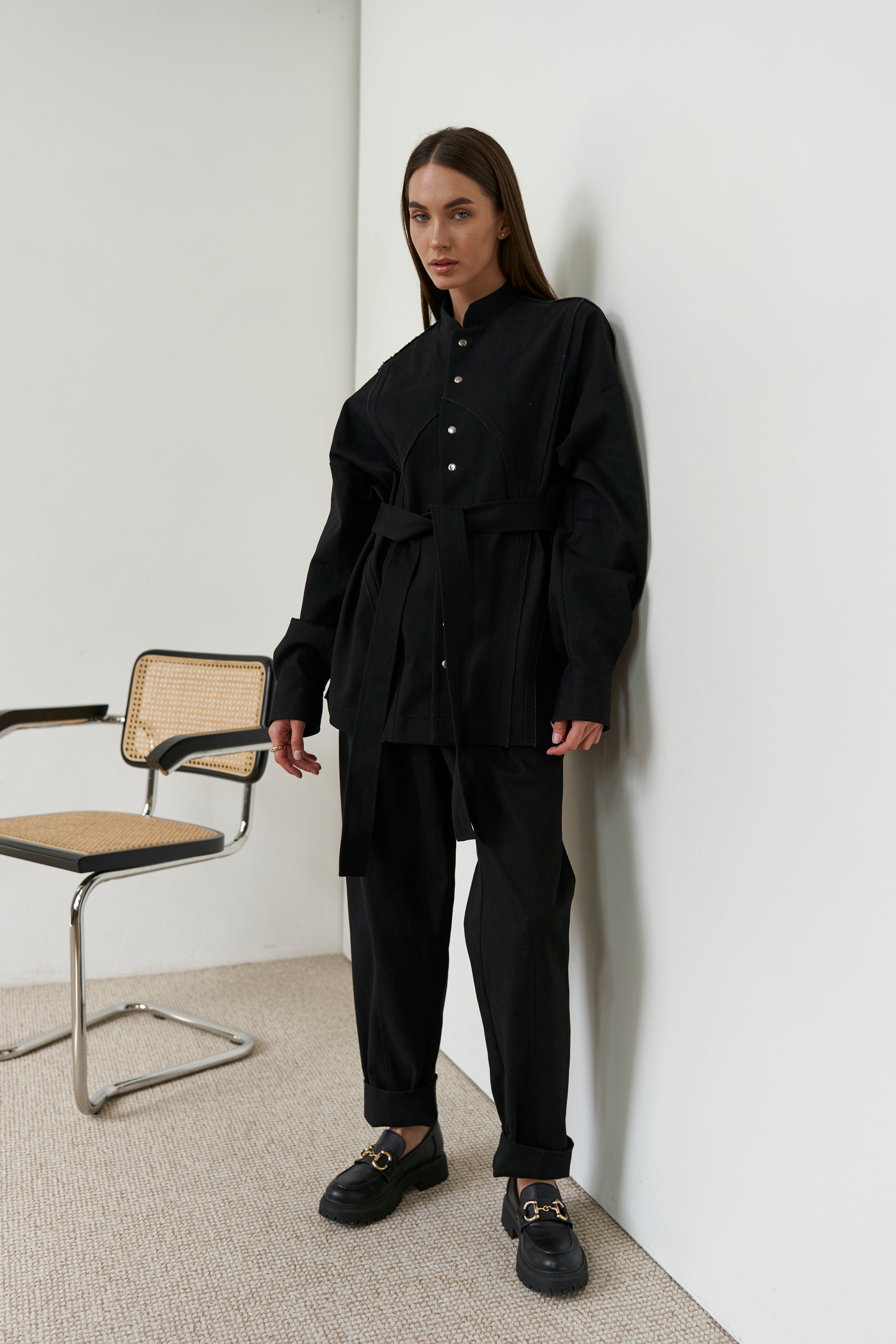 Banana pants cotton Black