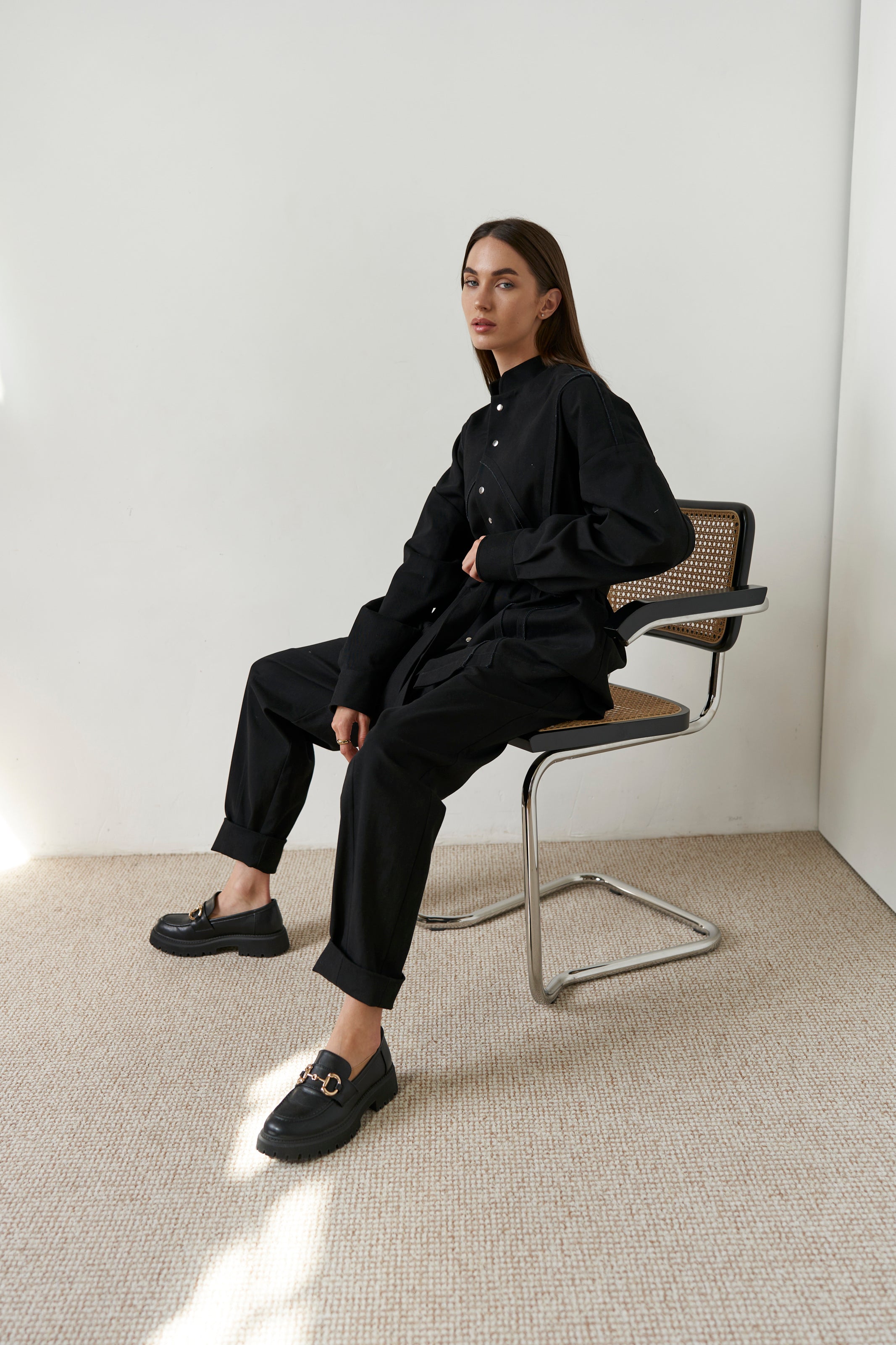 Banana pants cotton Black