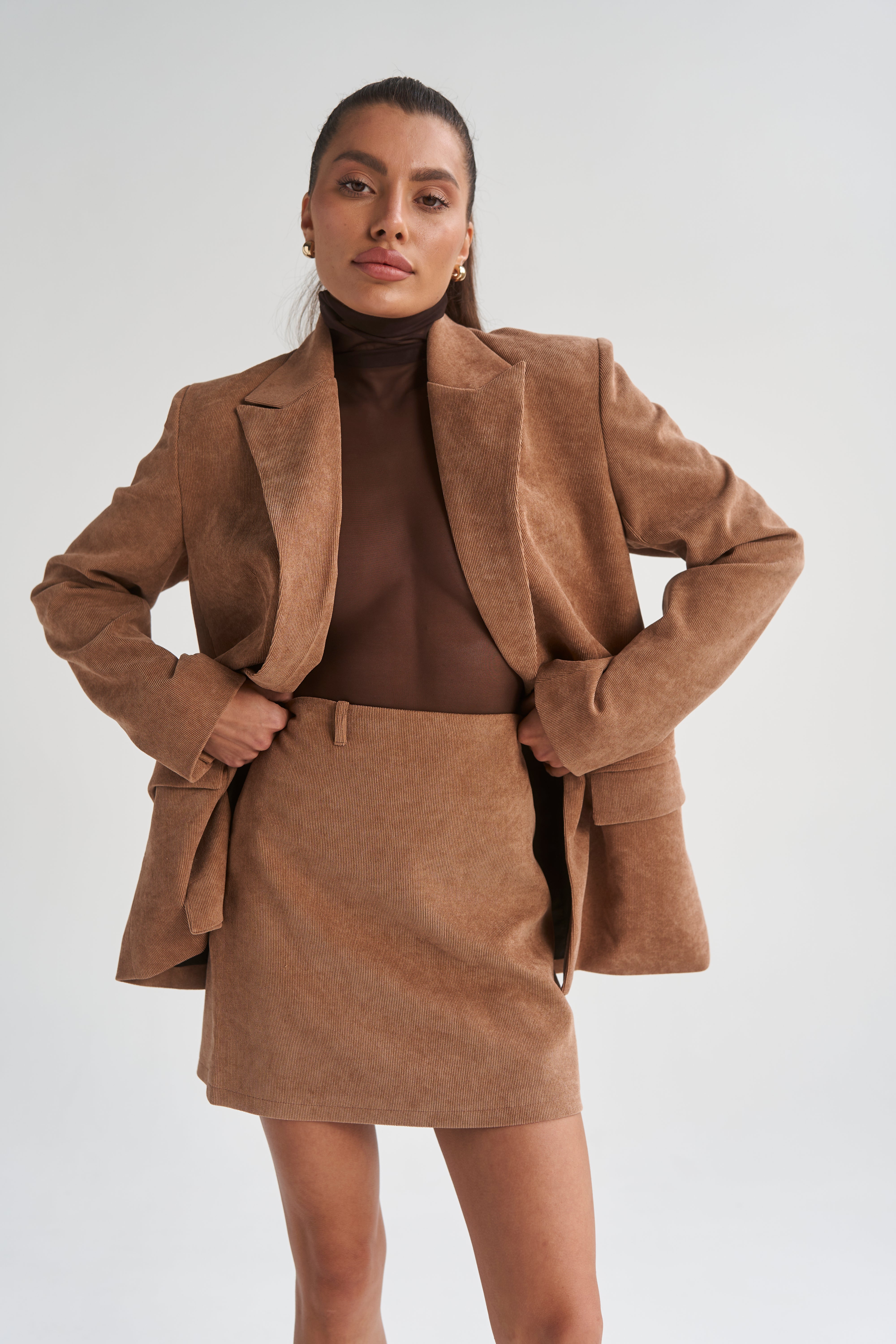 Спідниця міні вельвет