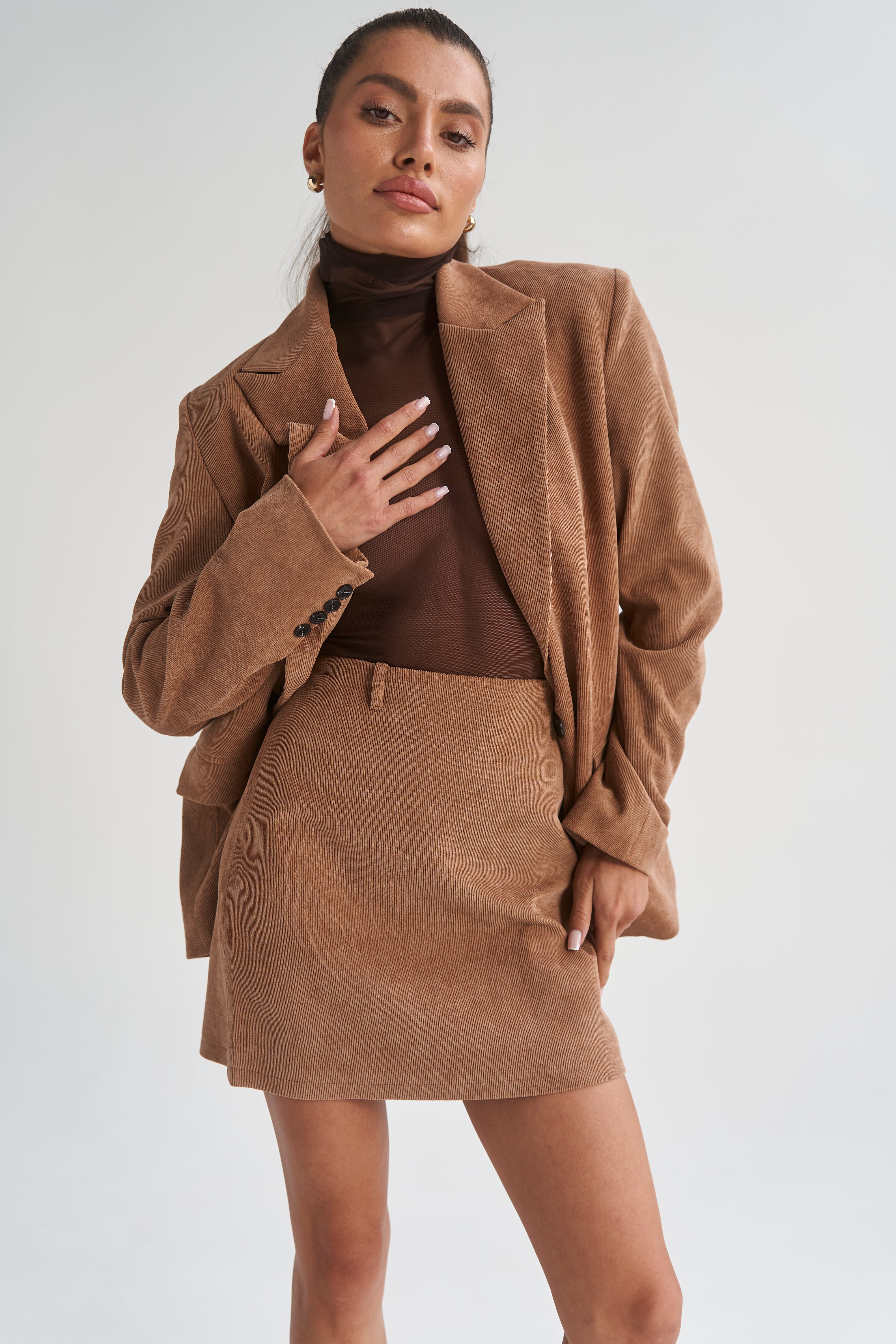 Спідниця міні вельвет