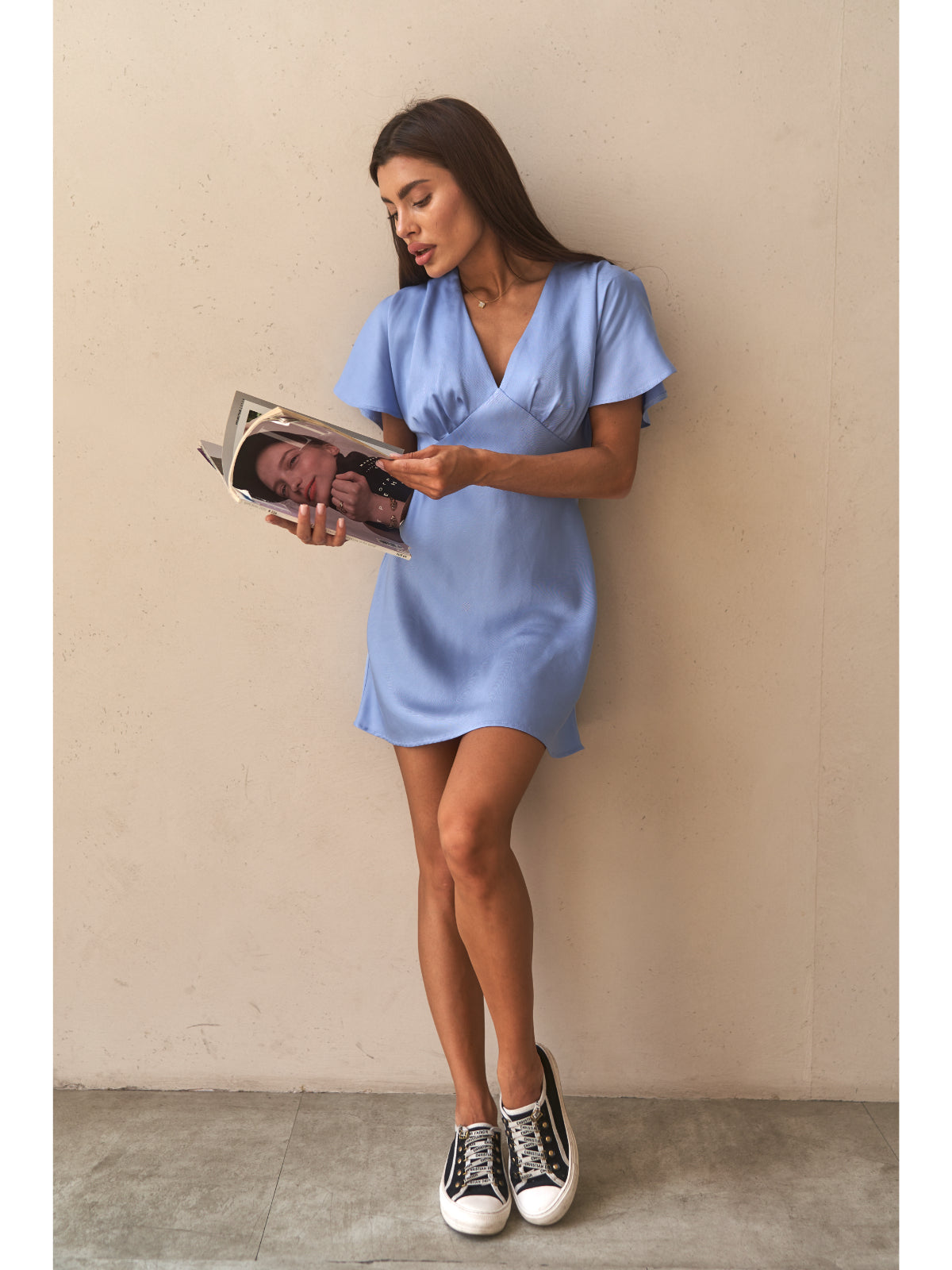 Cotton mini dress - UFS.store.ua