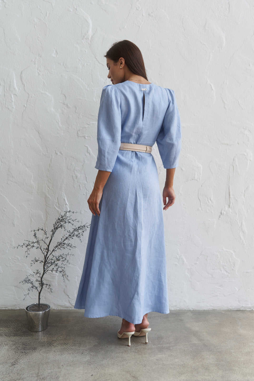 Linen maxi dress - UFS.store.ua