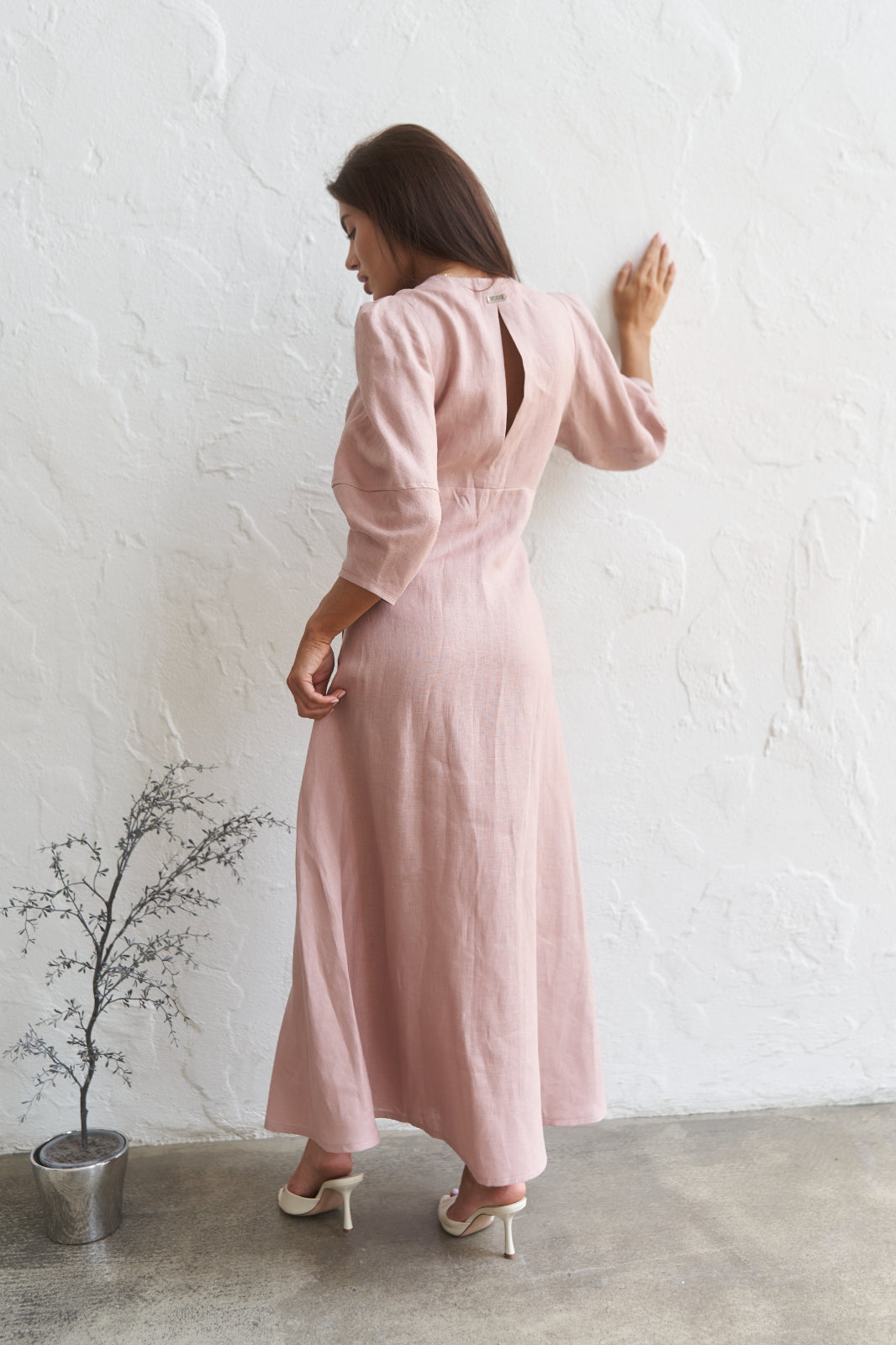 Linen maxi dress - UFS.store.ua