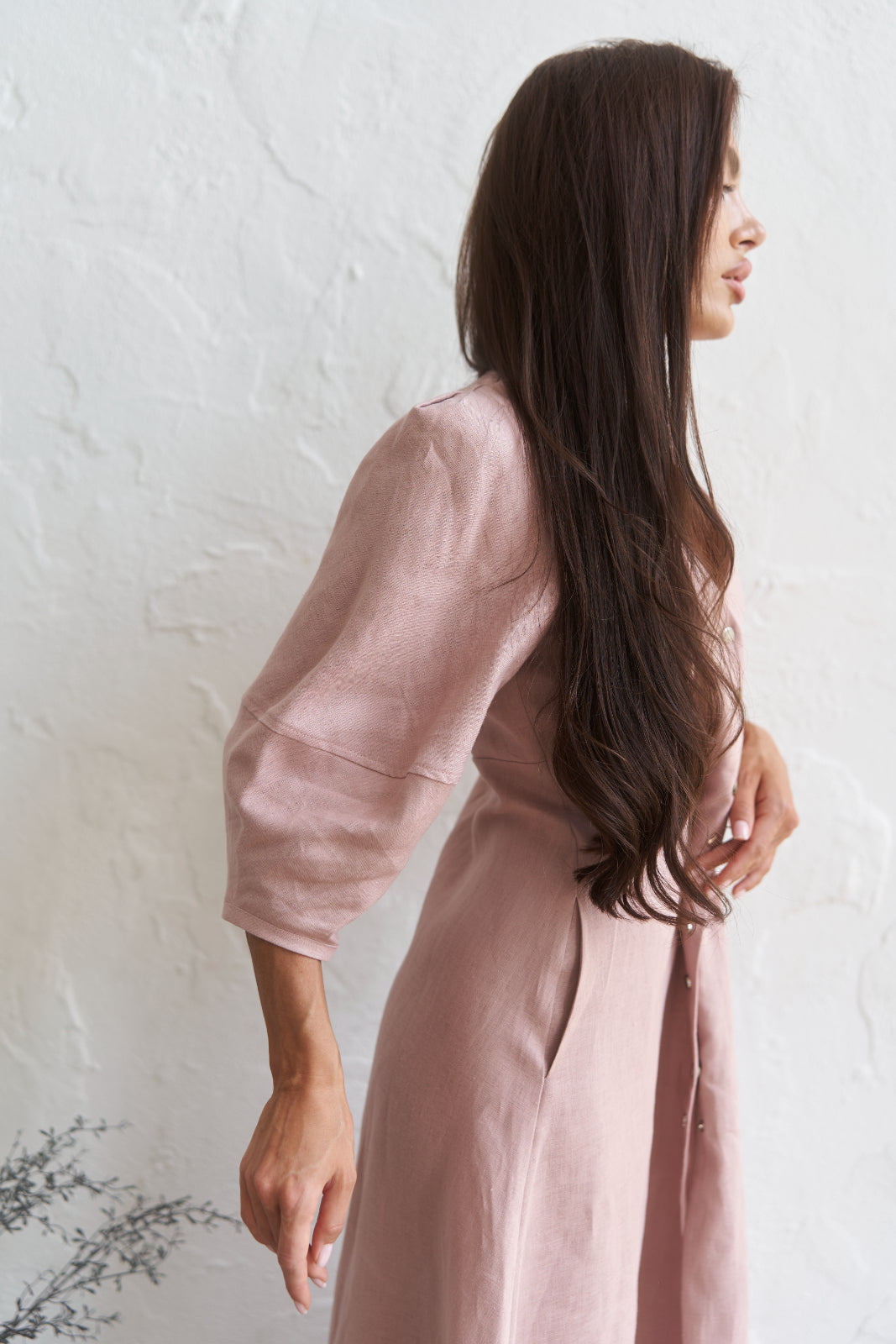 Linen maxi dress - UFS.store.ua