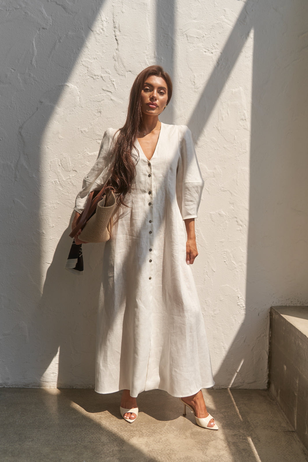 Linen maxi dress - UFS.store.ua