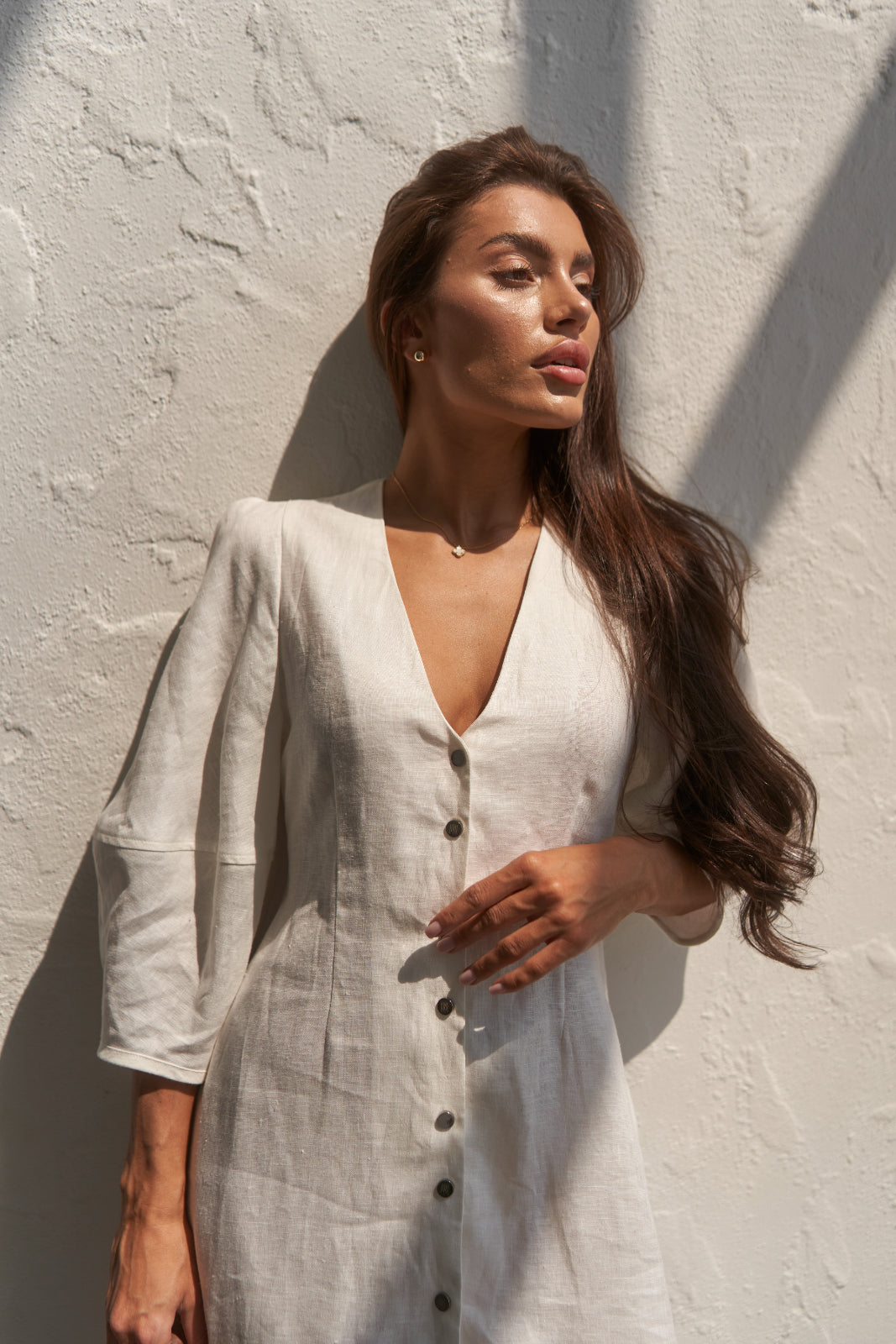 Linen maxi dress - UFS.store.ua