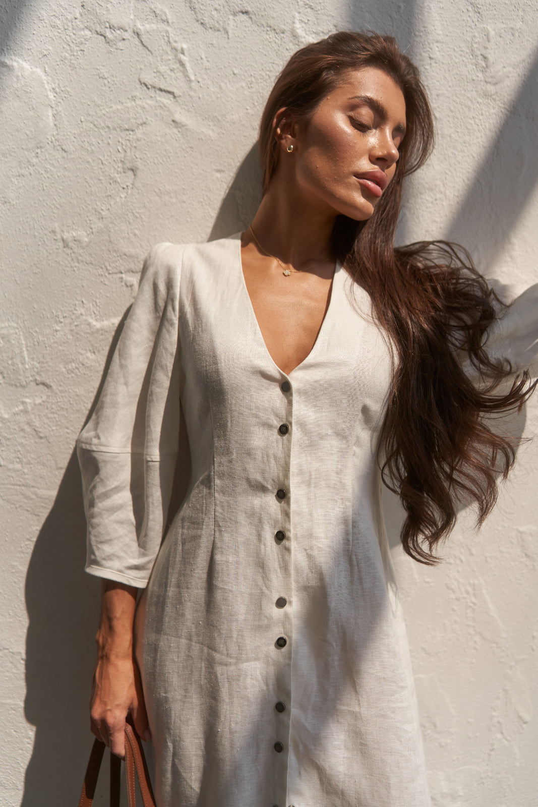 Linen maxi dress - UFS.store.ua