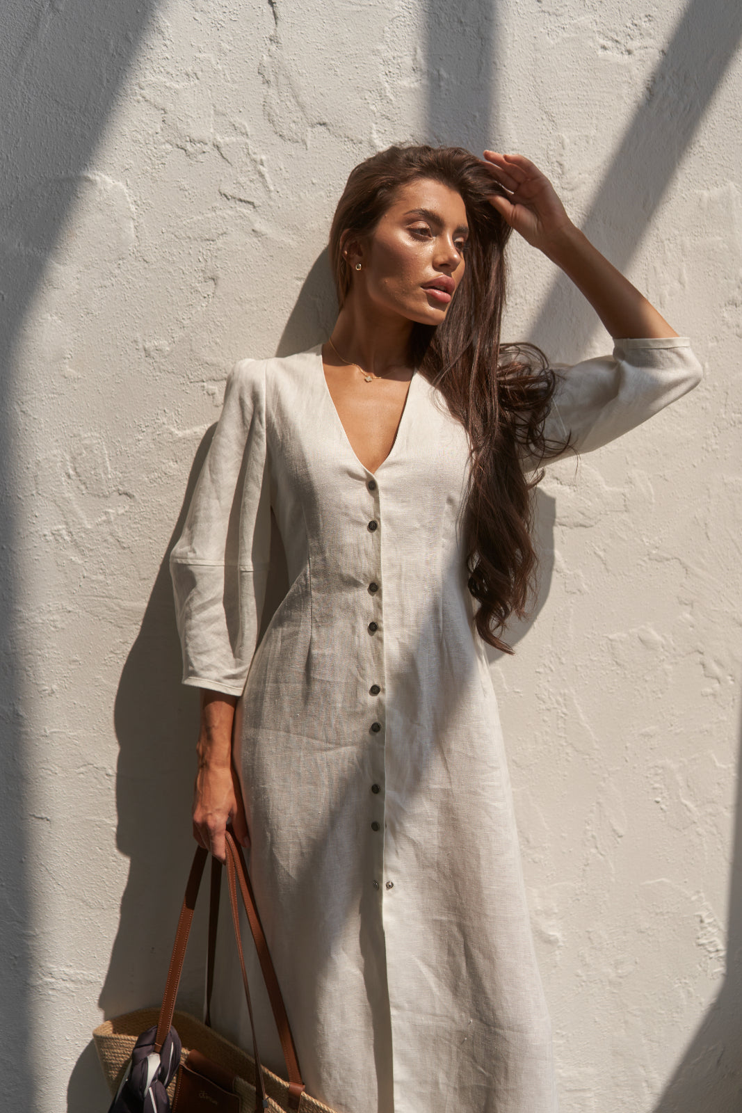 Linen maxi dress - UFS.store.ua