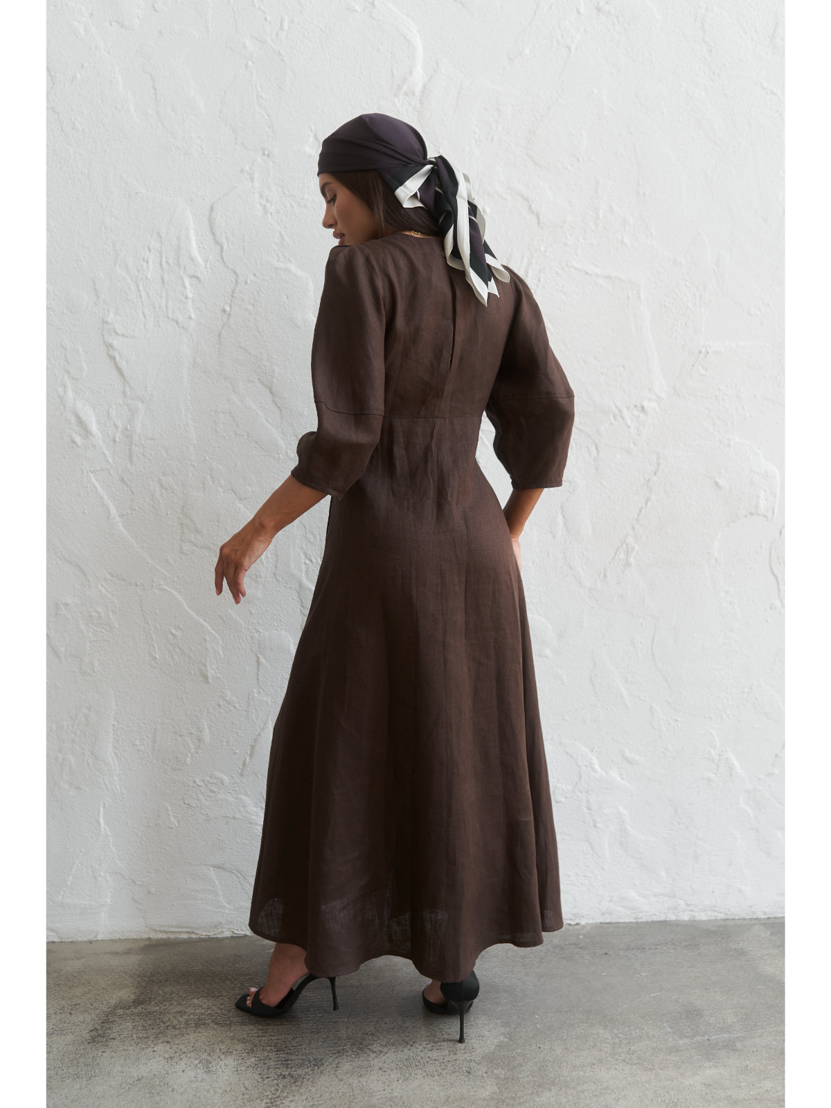 Linen maxi dress - UFS.store.ua
