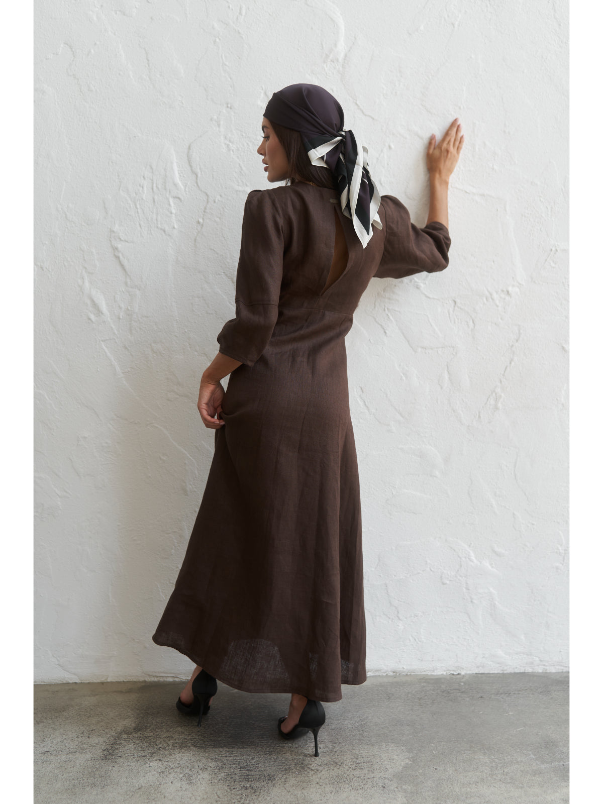 Linen maxi dress - UFS.store.ua