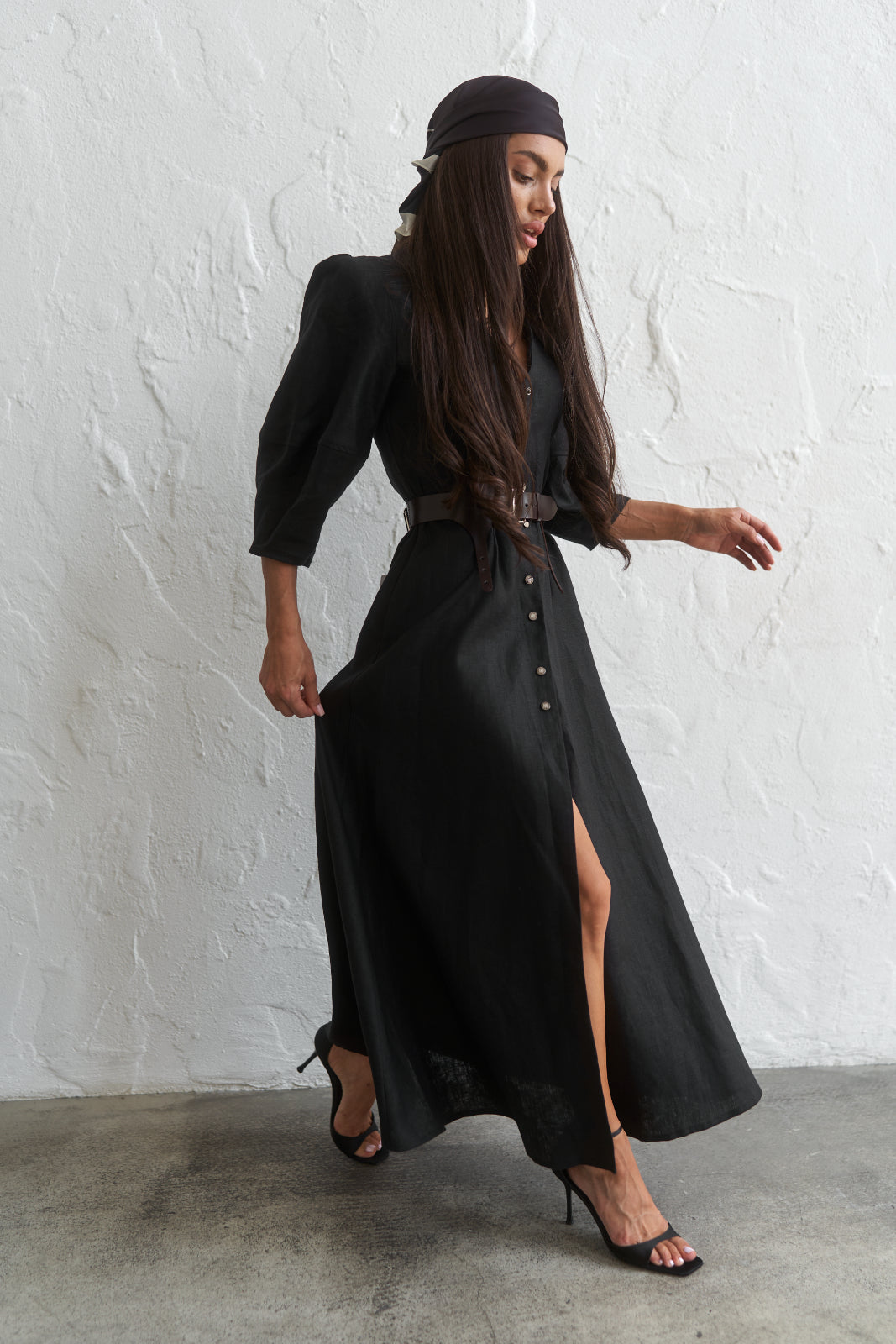 Linen maxi dress - UFS.store.ua