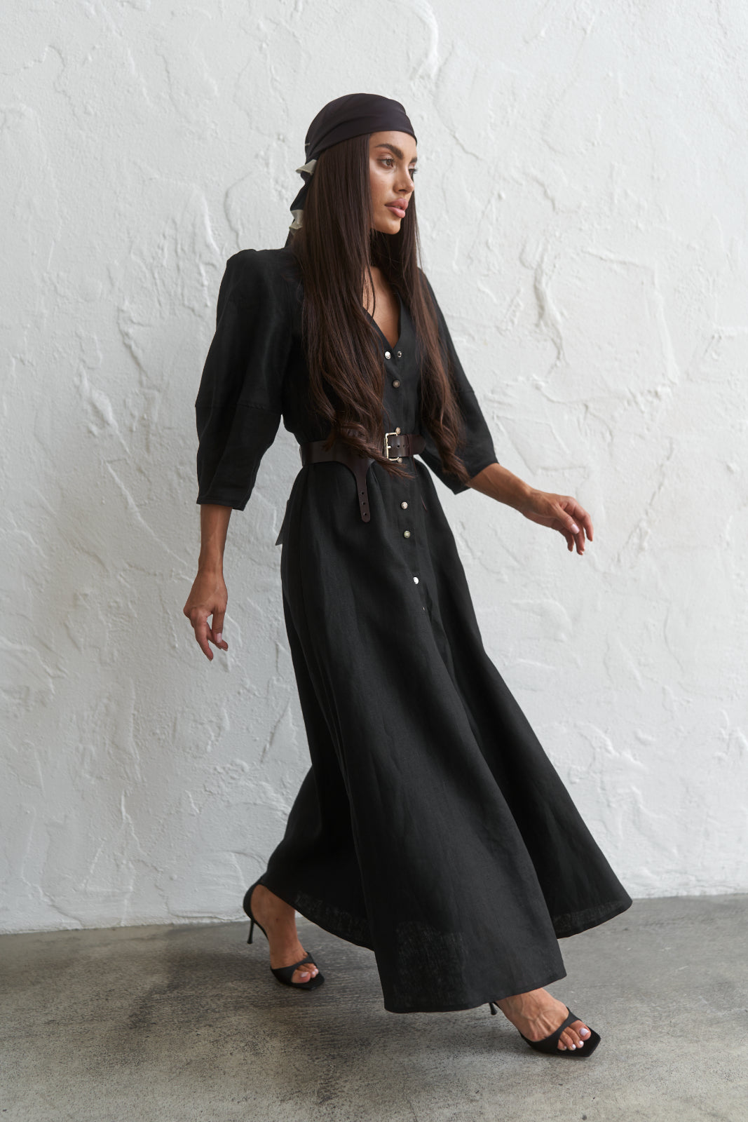 Linen maxi dress - UFS.store.ua