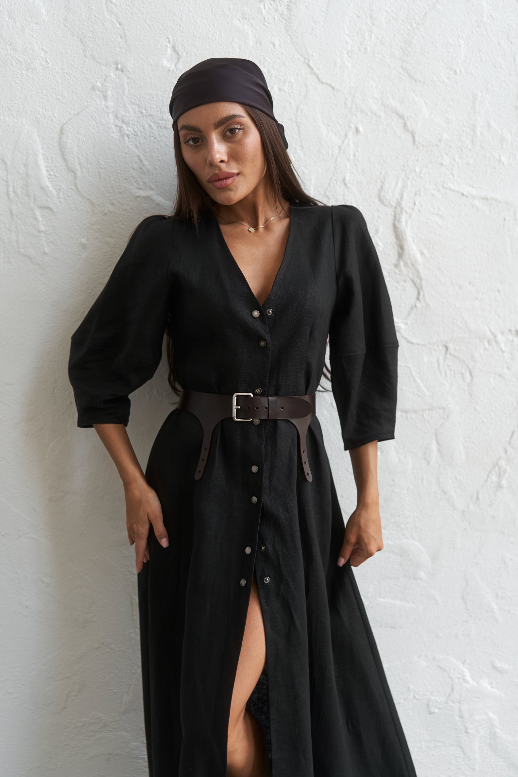 Linen maxi dress - UFS.store.ua