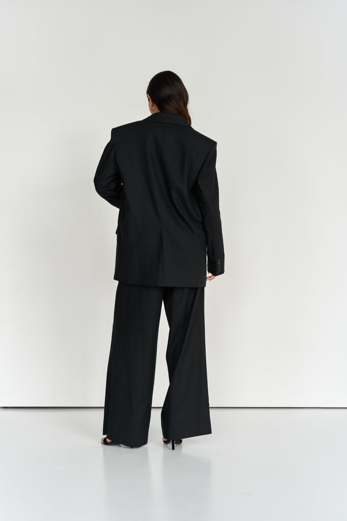 Oversized Blazer in Italian Suiting Fabric