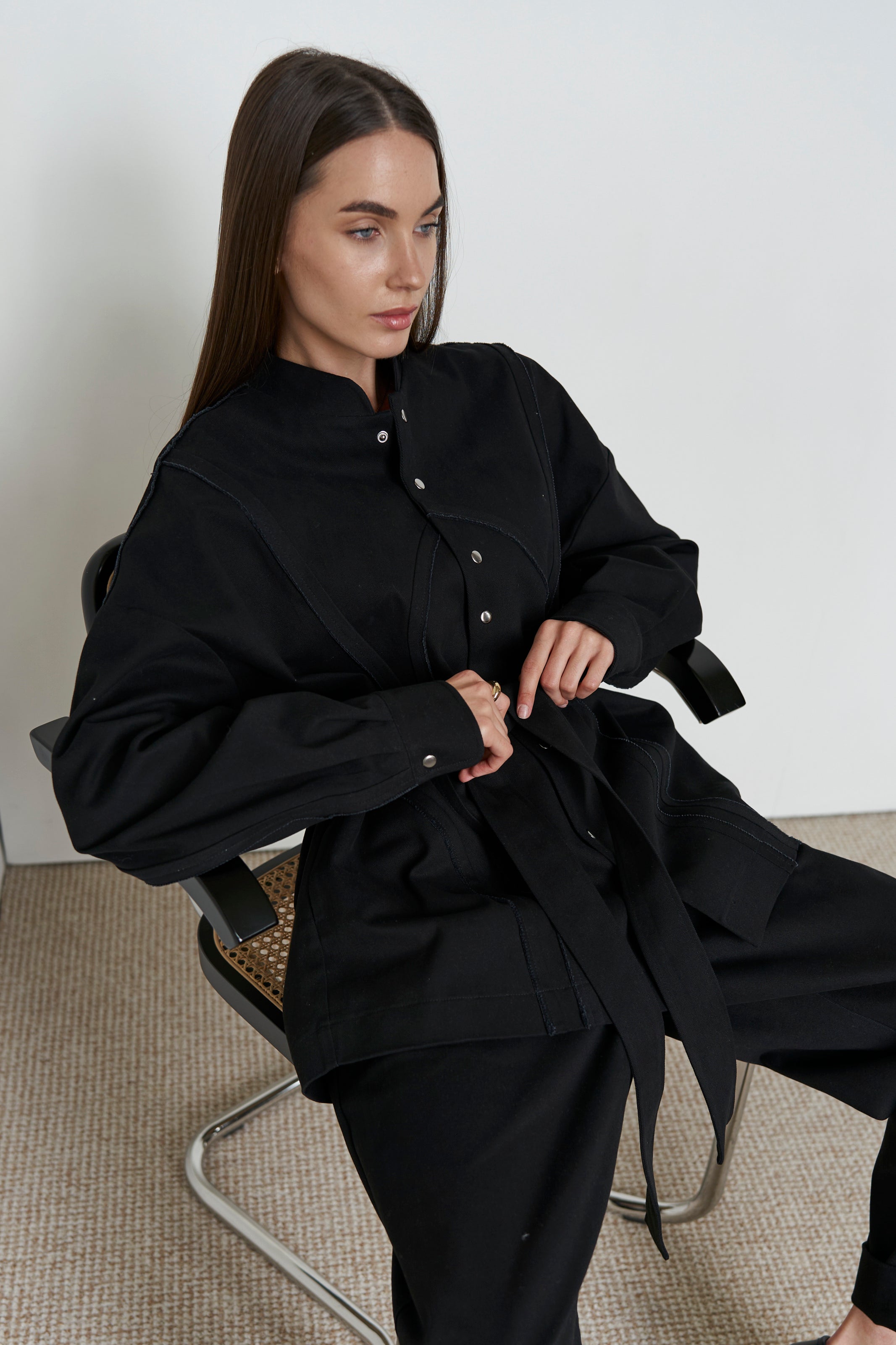 Bomber cotton U Black