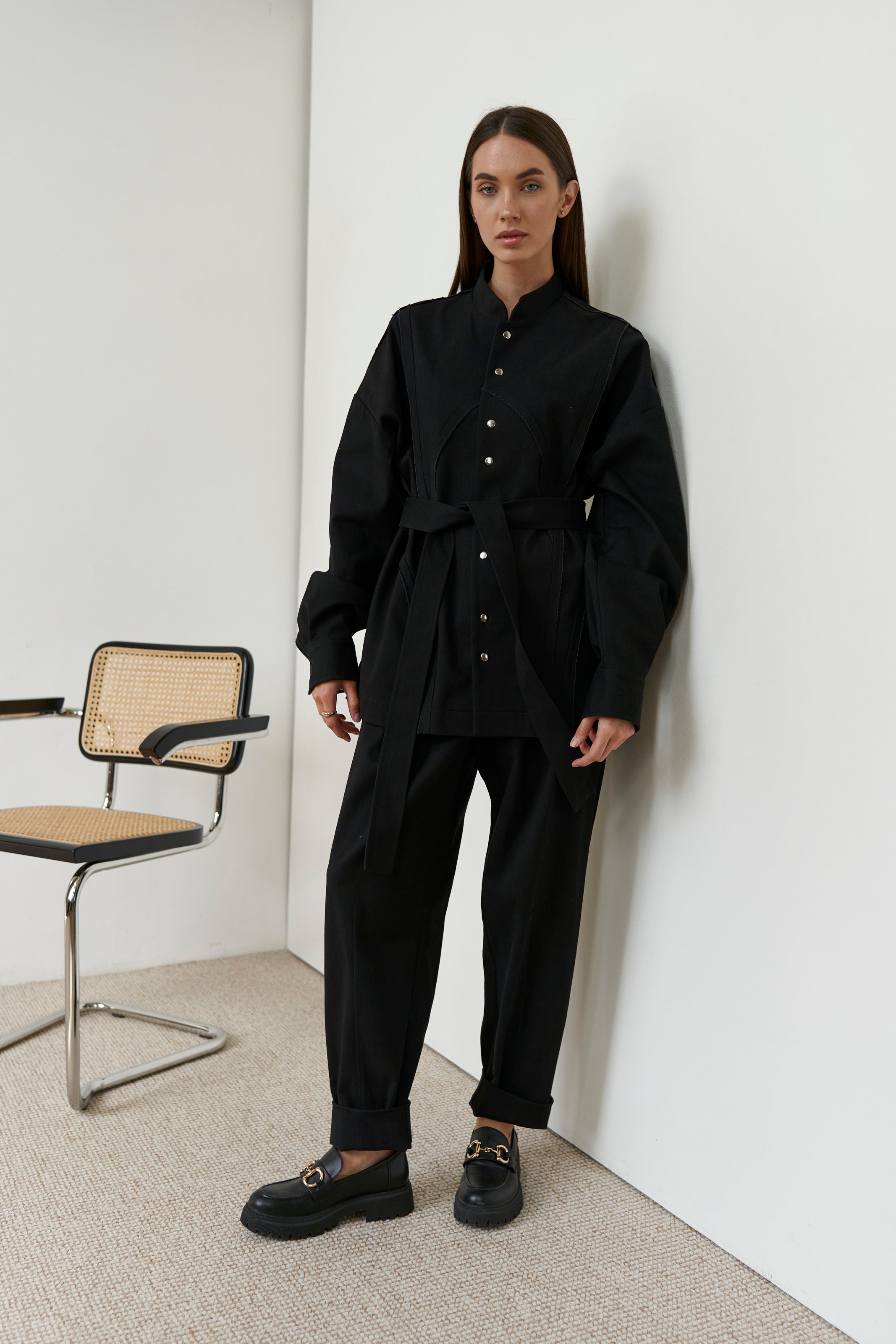 Bomber cotton U Black