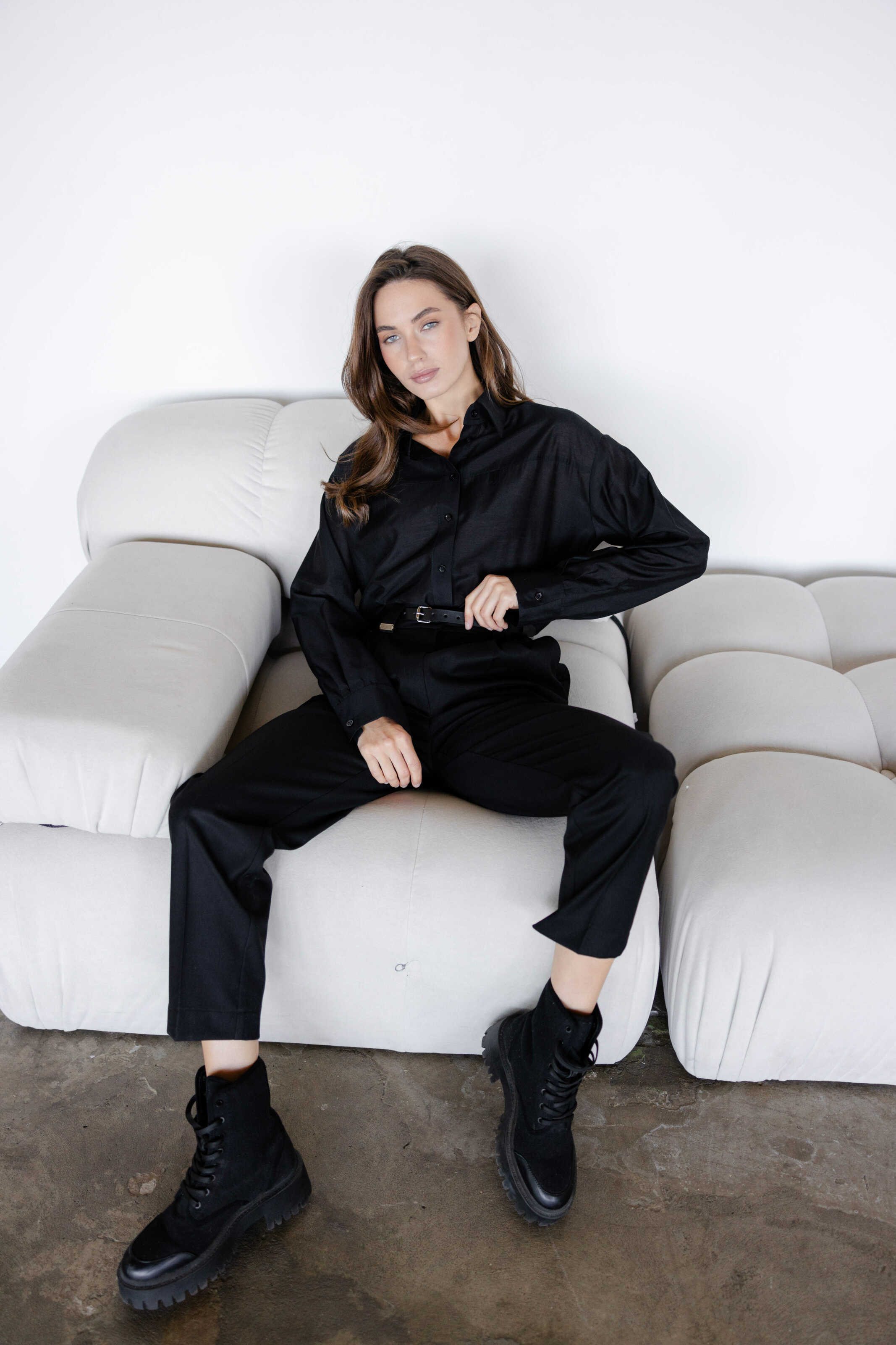 Black Basic Pants