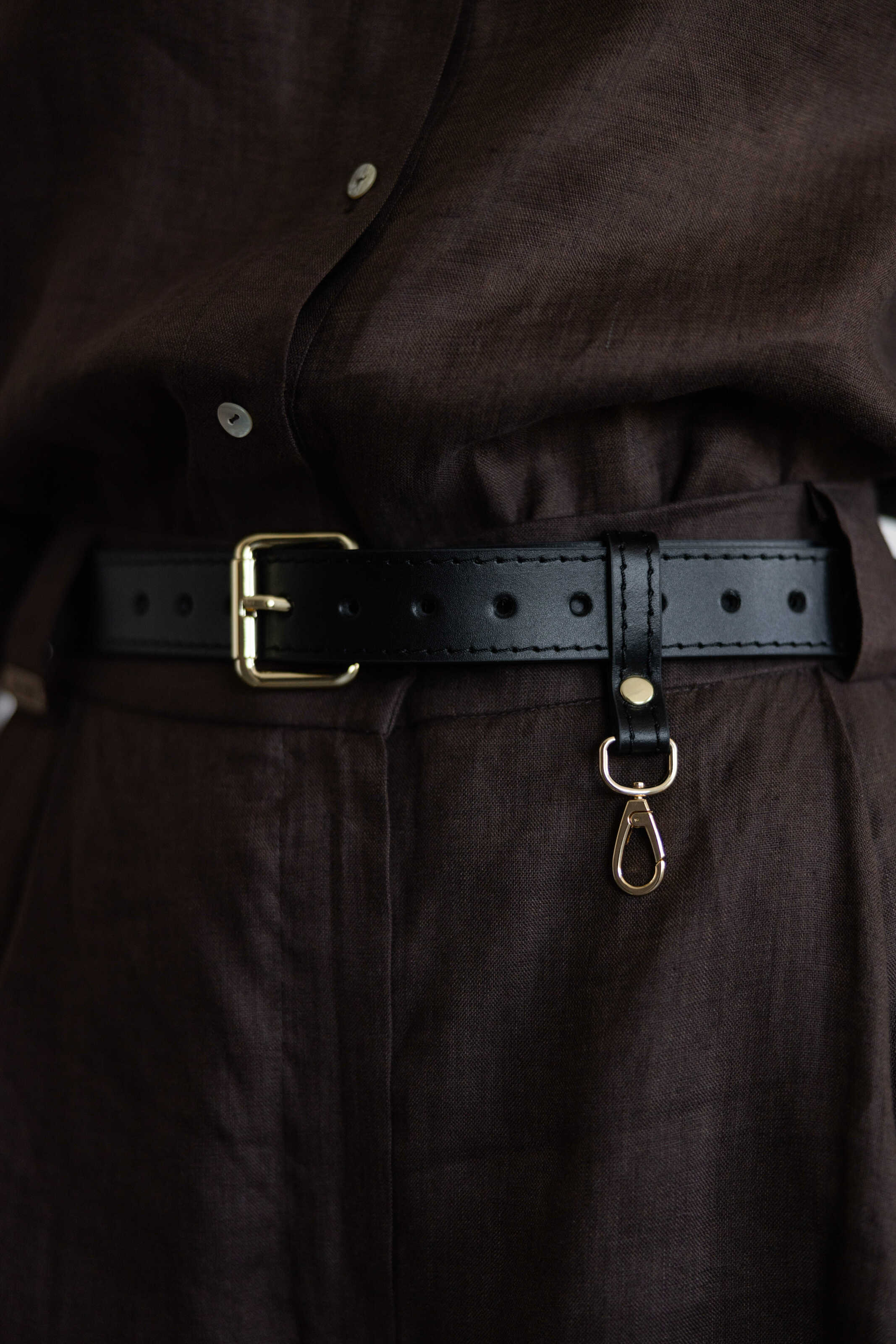 Palazzo Pants Chocolate Linen