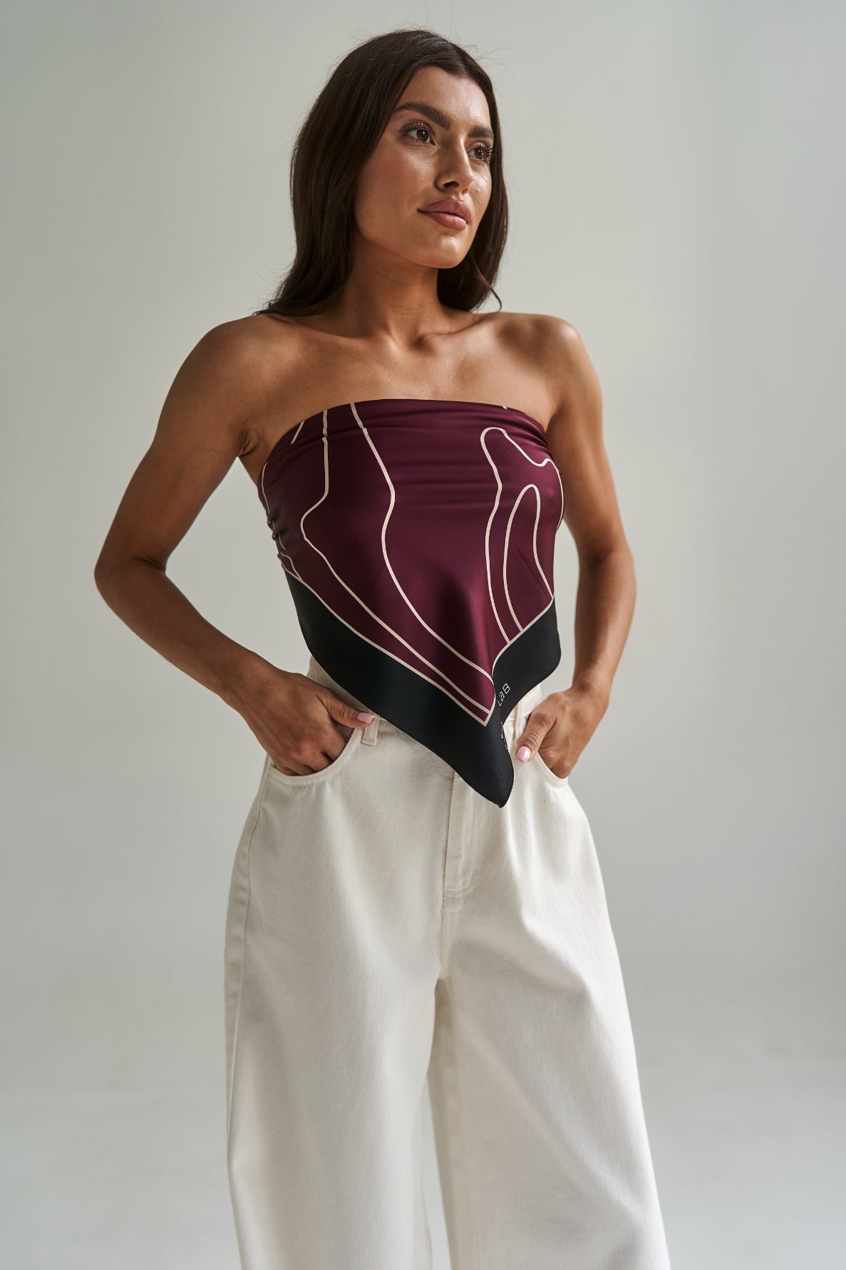Palazzo Jeans White