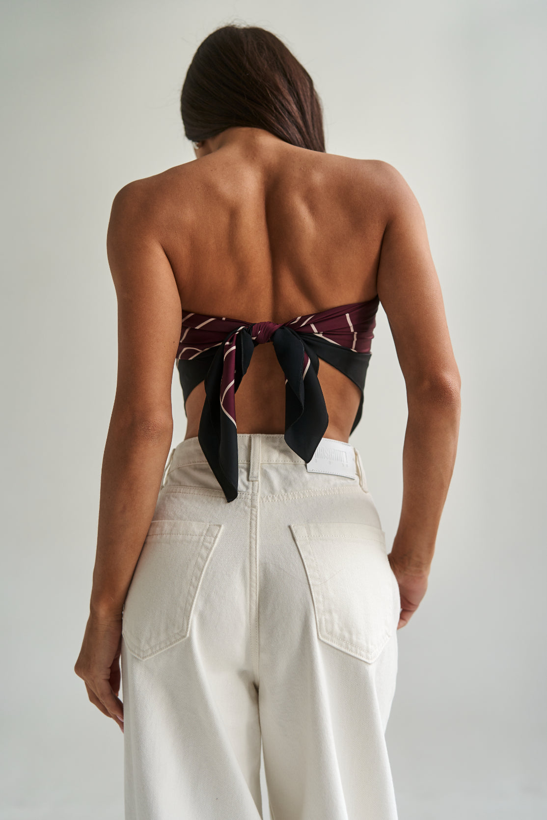 Palazzo Jeans White
