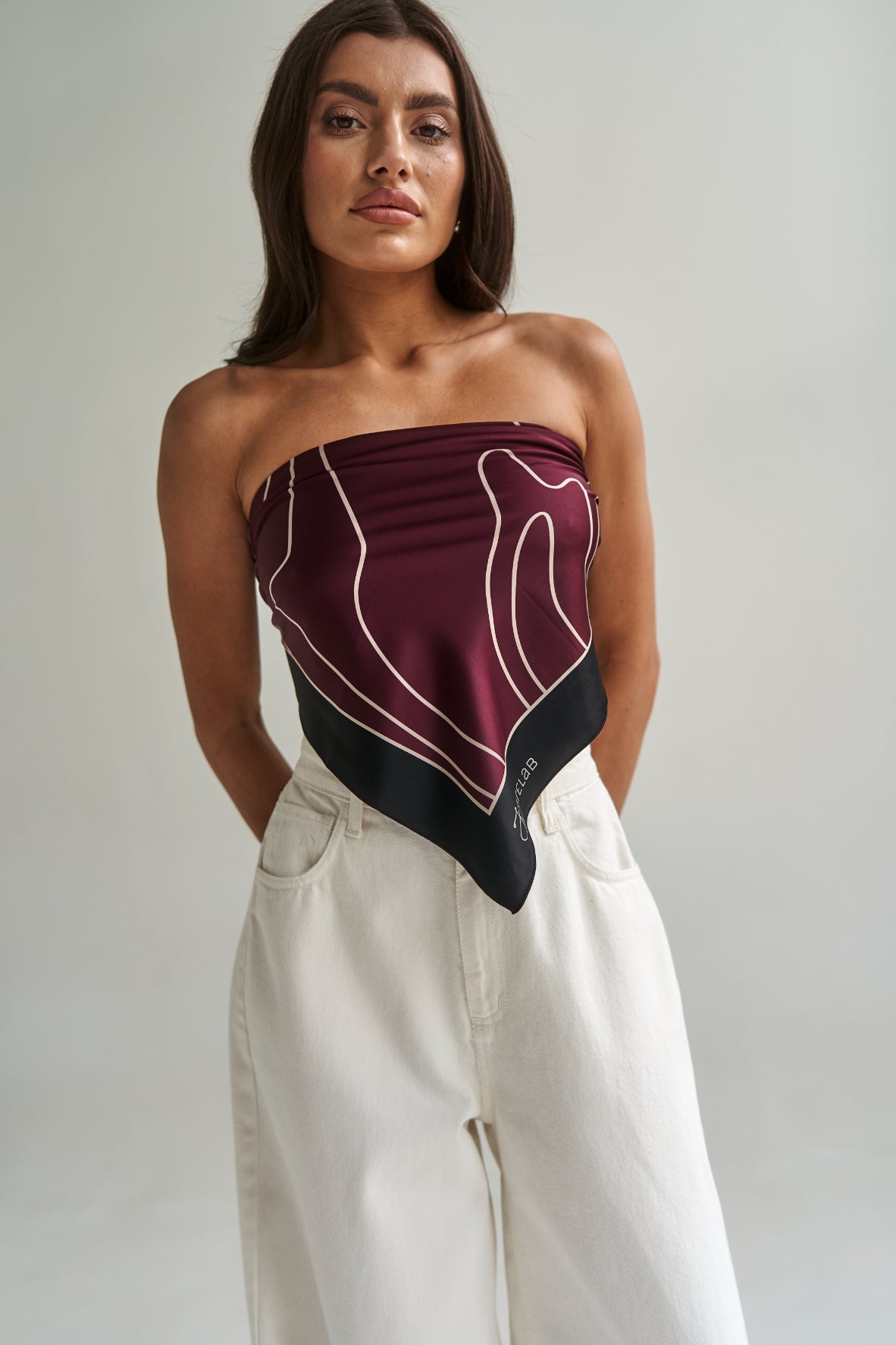 Palazzo Jeans White
