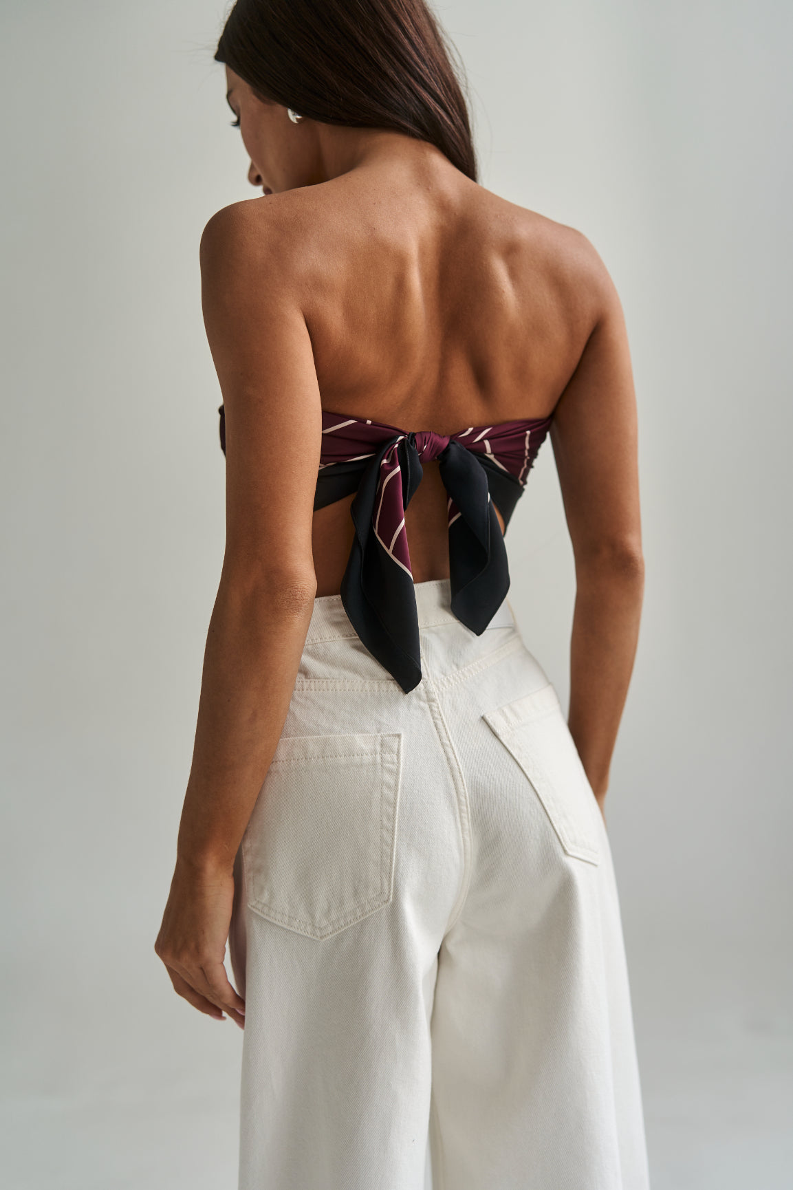 Palazzo Jeans White