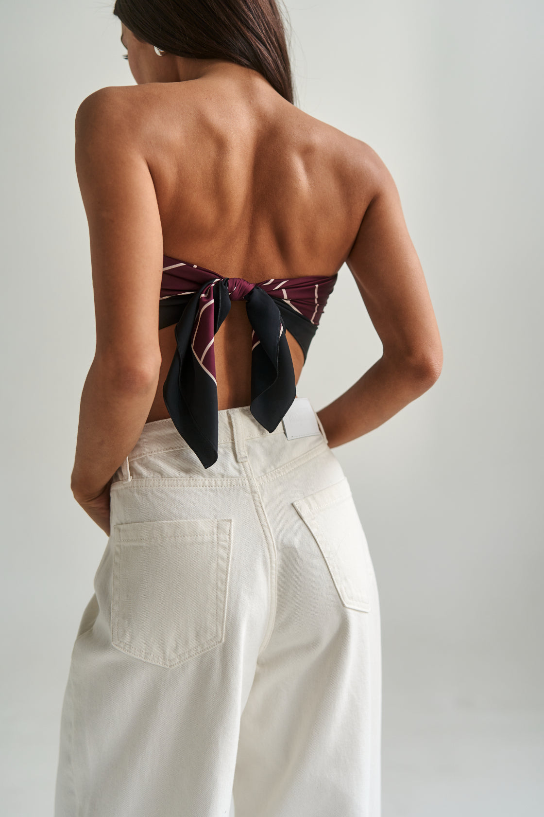 Palazzo Jeans White