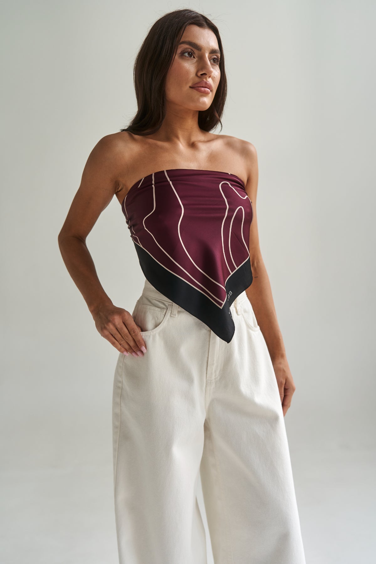 Palazzo Jeans White