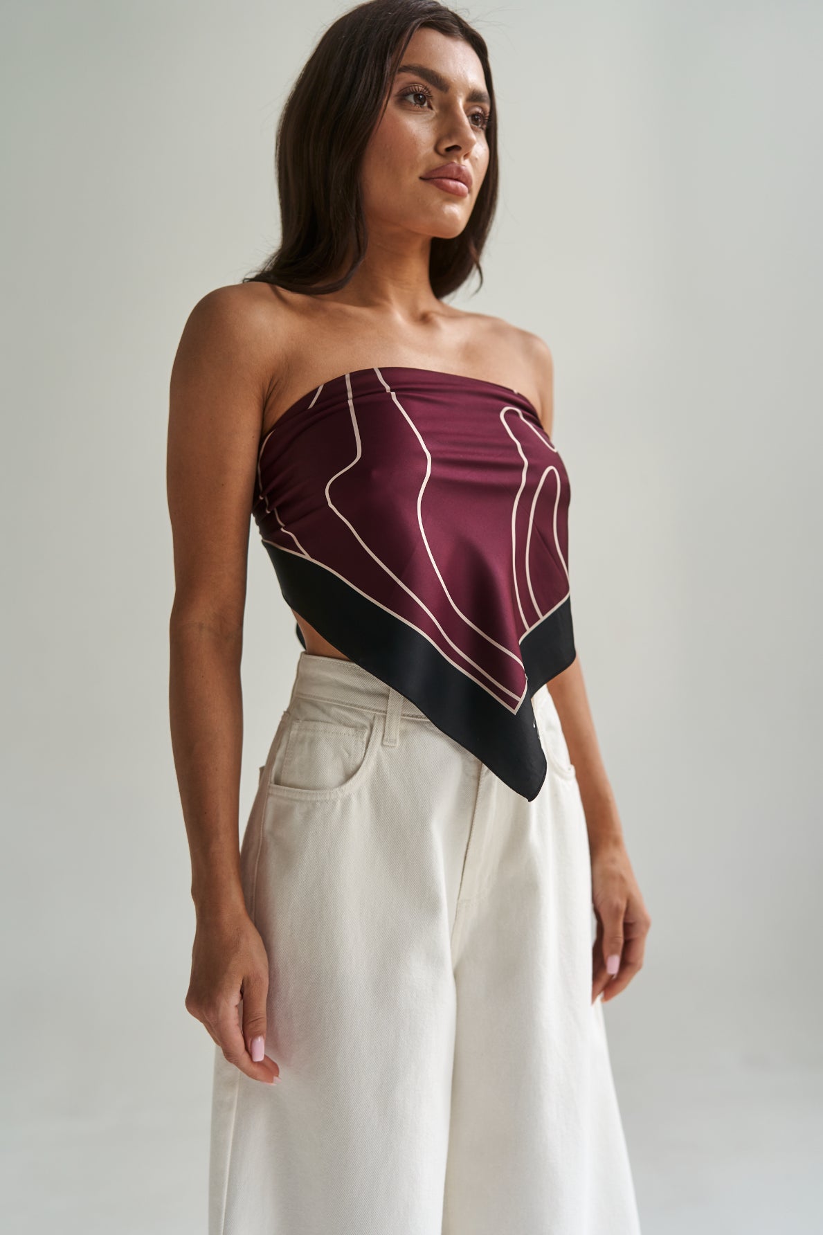 Palazzo Jeans White