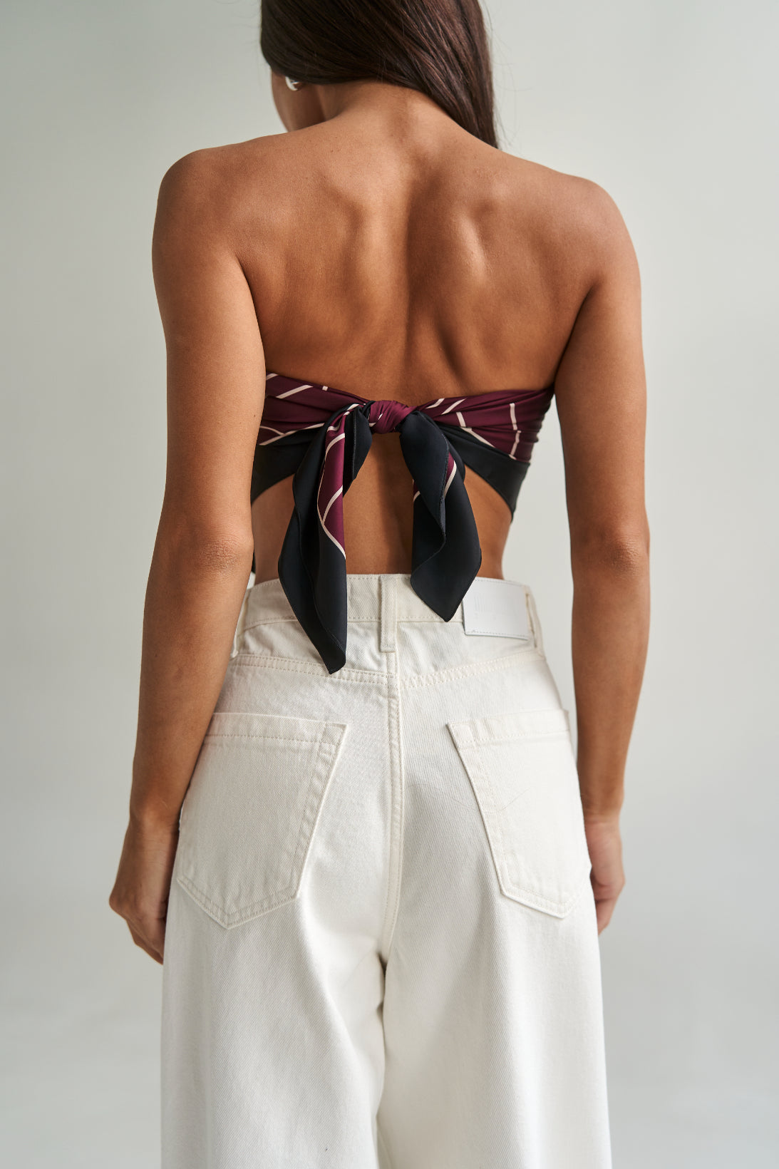 Palazzo Jeans White
