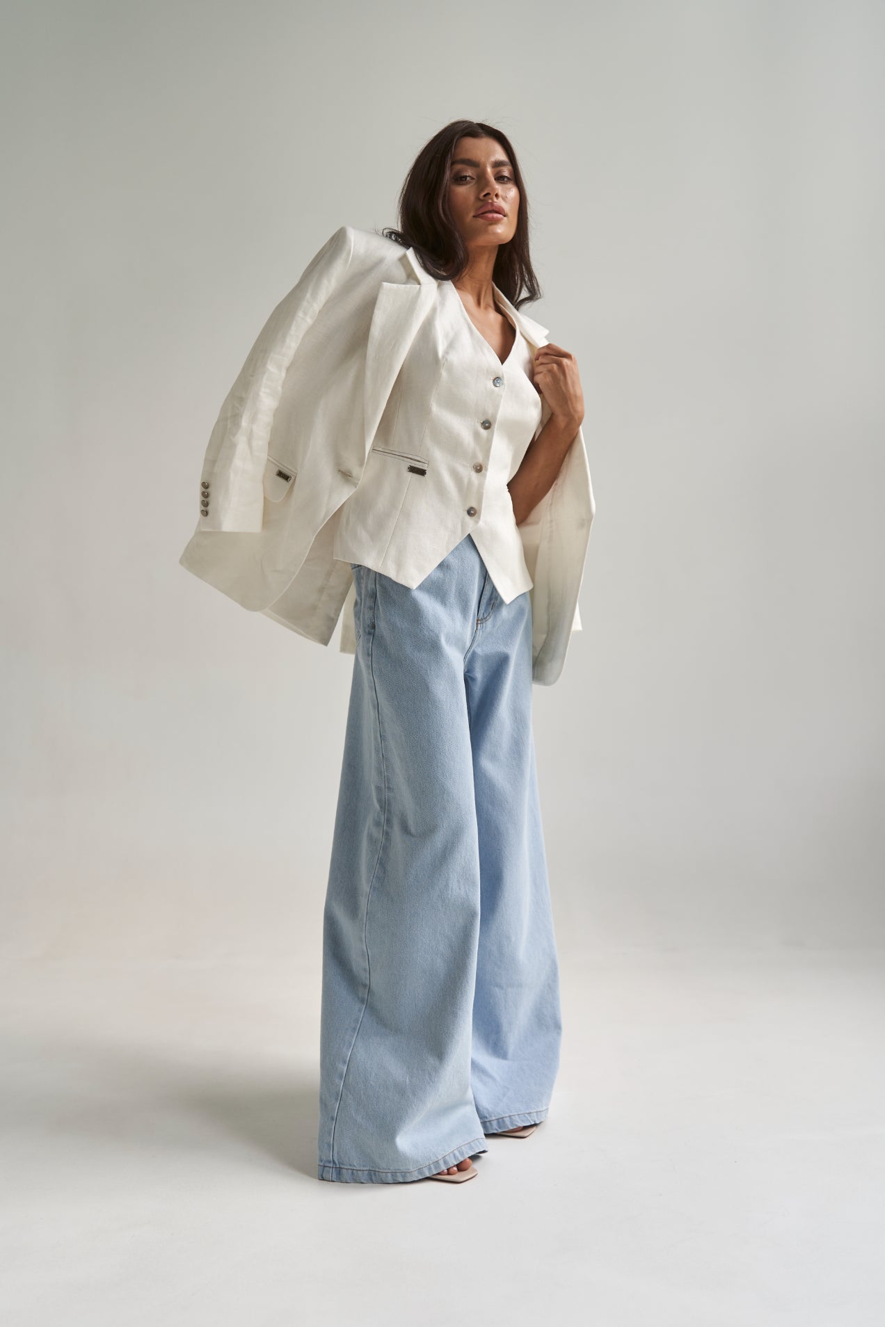 Palazzo Jeans LightBlue