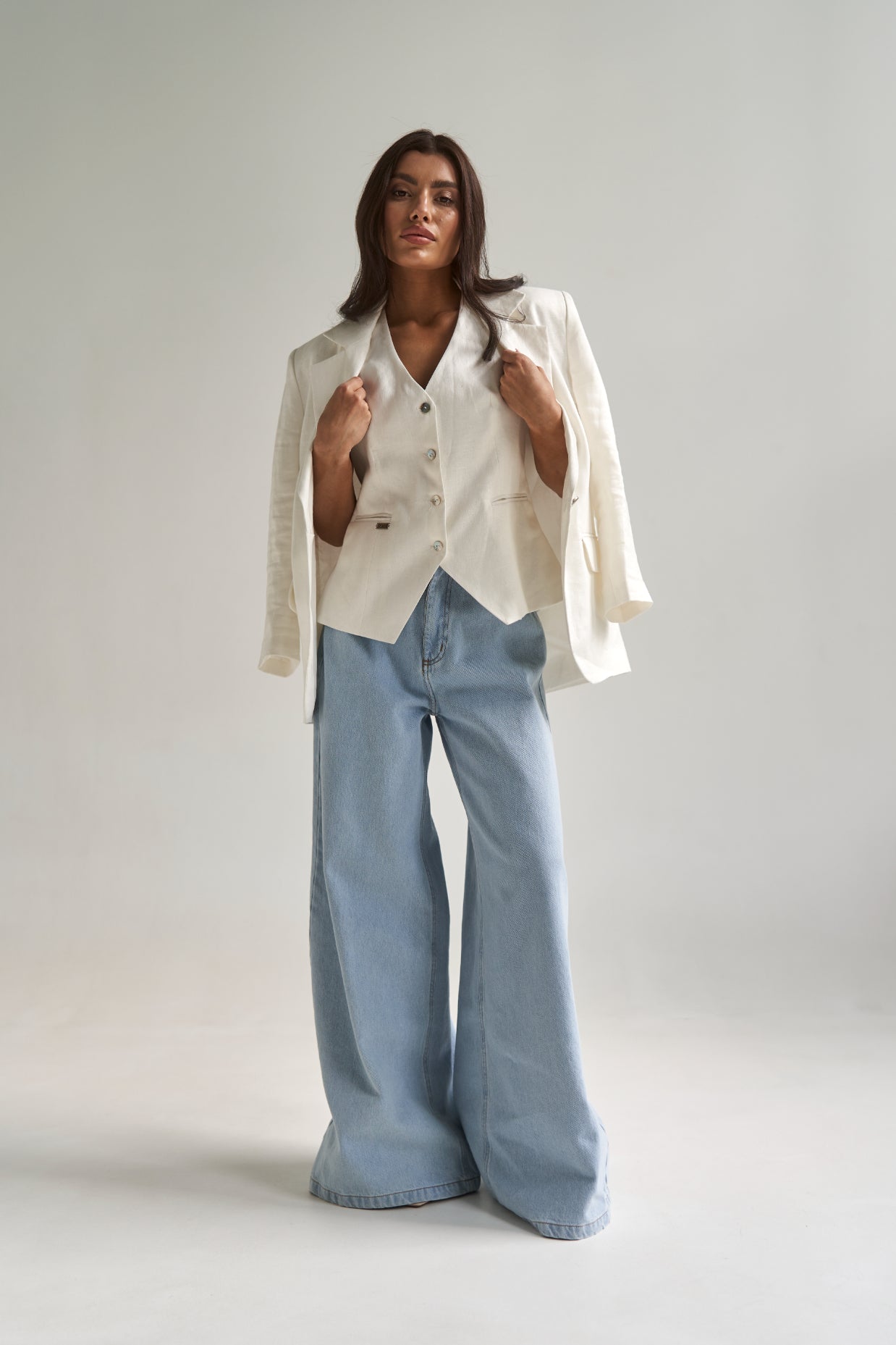 Palazzo Jeans LightBlue