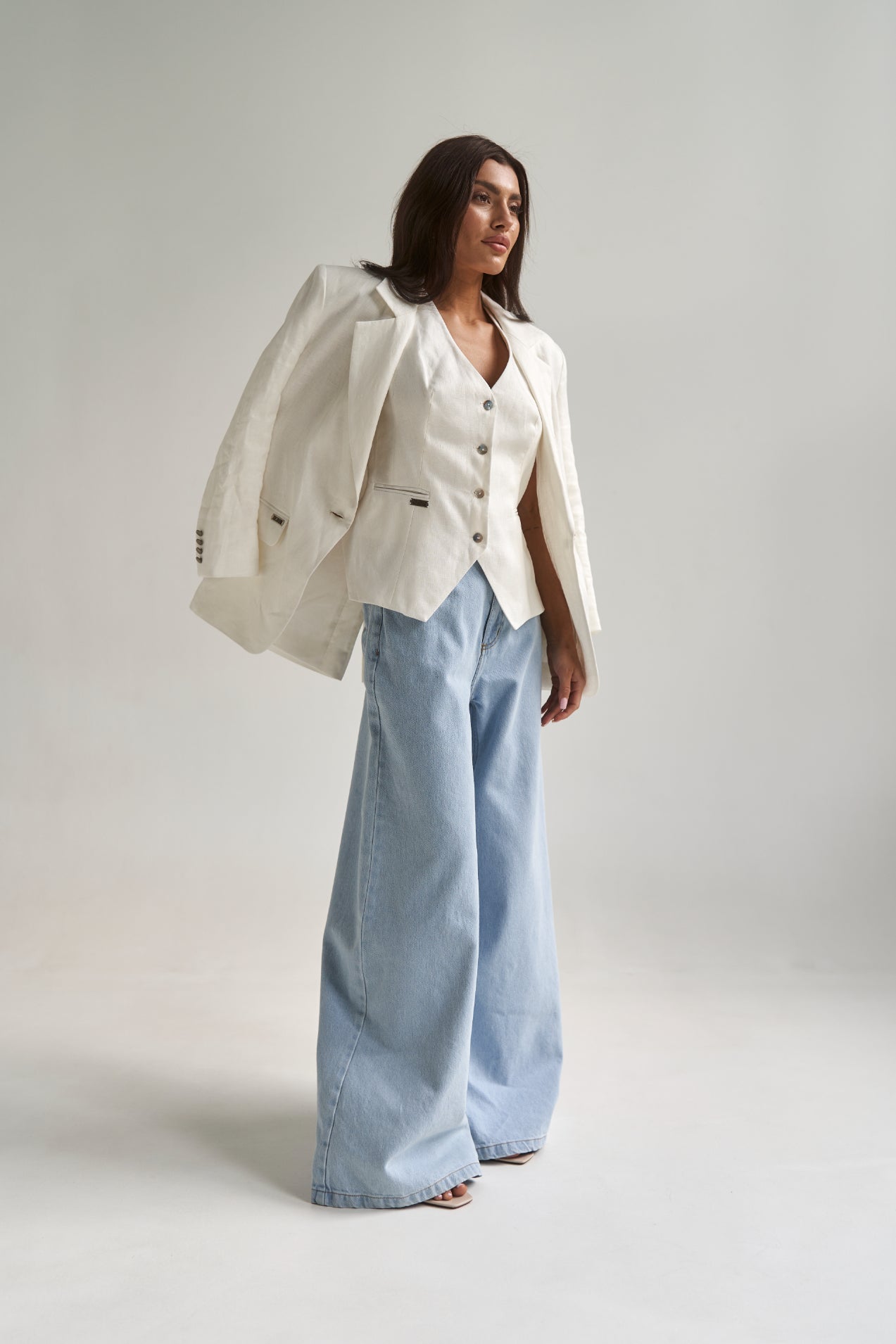 Palazzo Jeans LightBlue