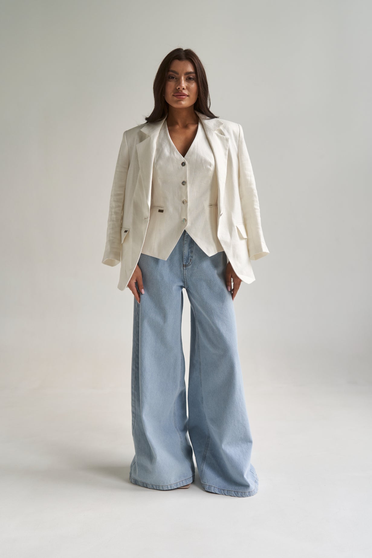 Palazzo Jeans LightBlue