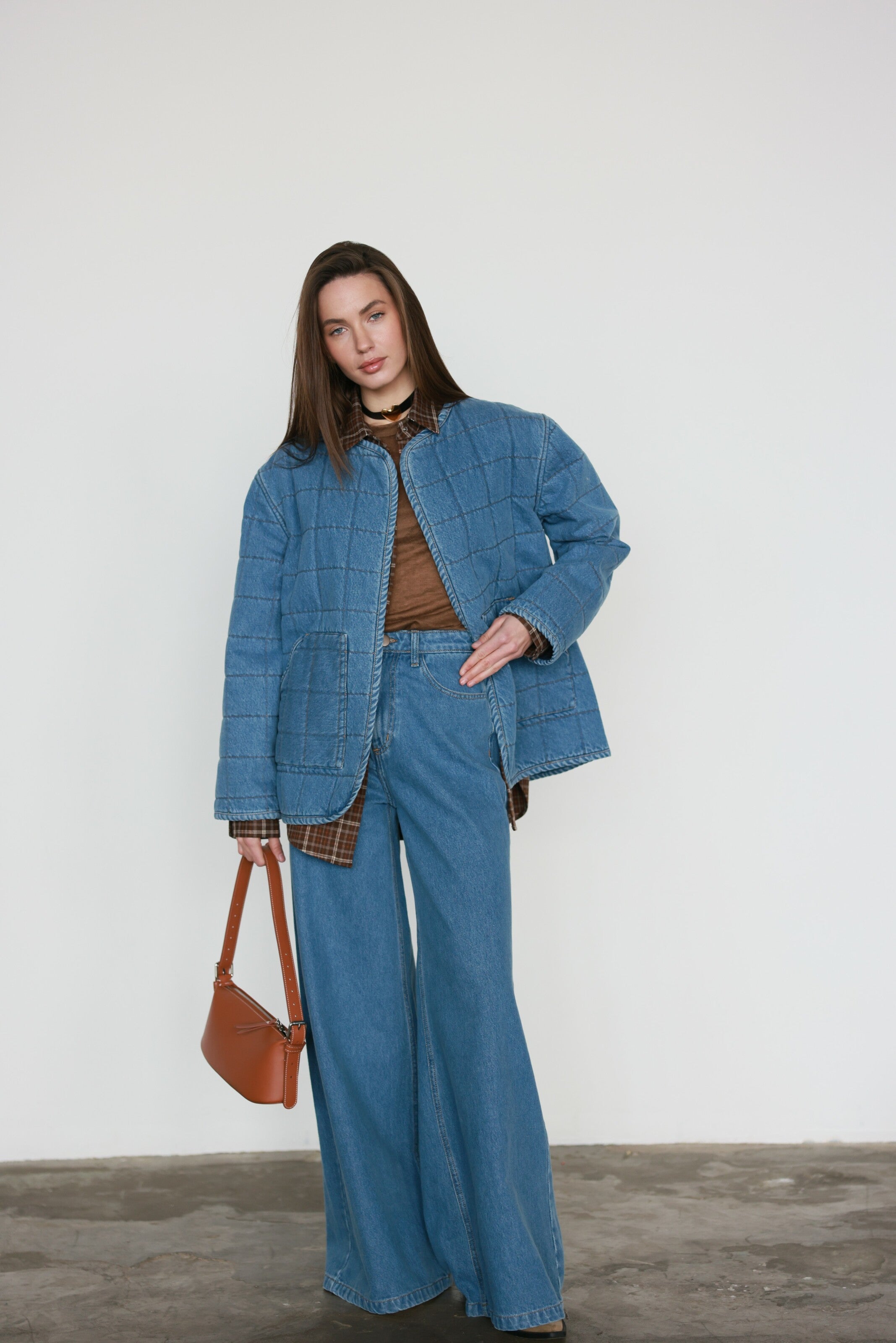 Palazzo Jeans Blue