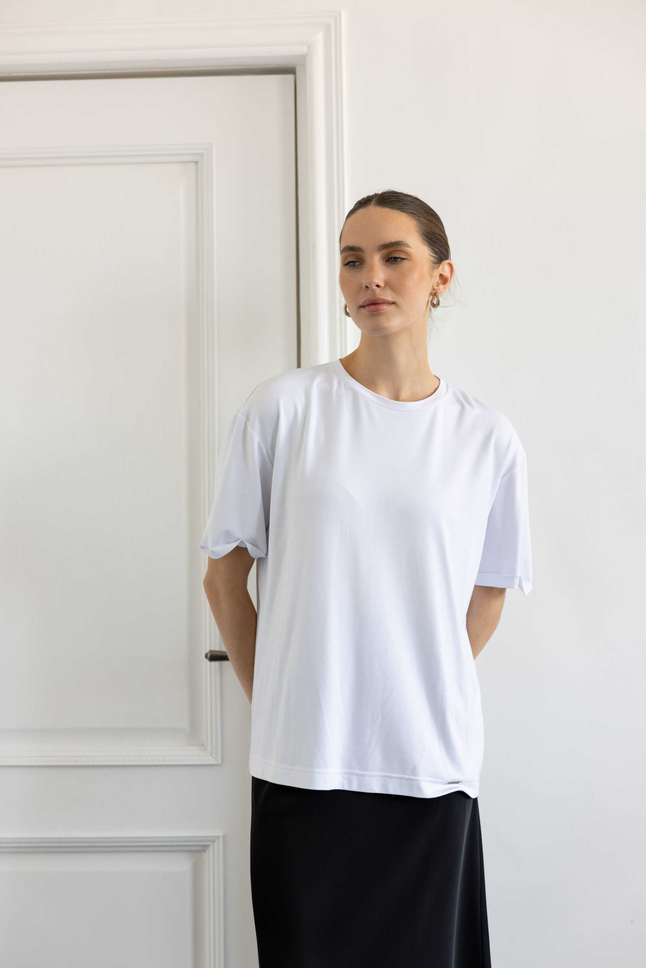 T-shirt basic OneSize White