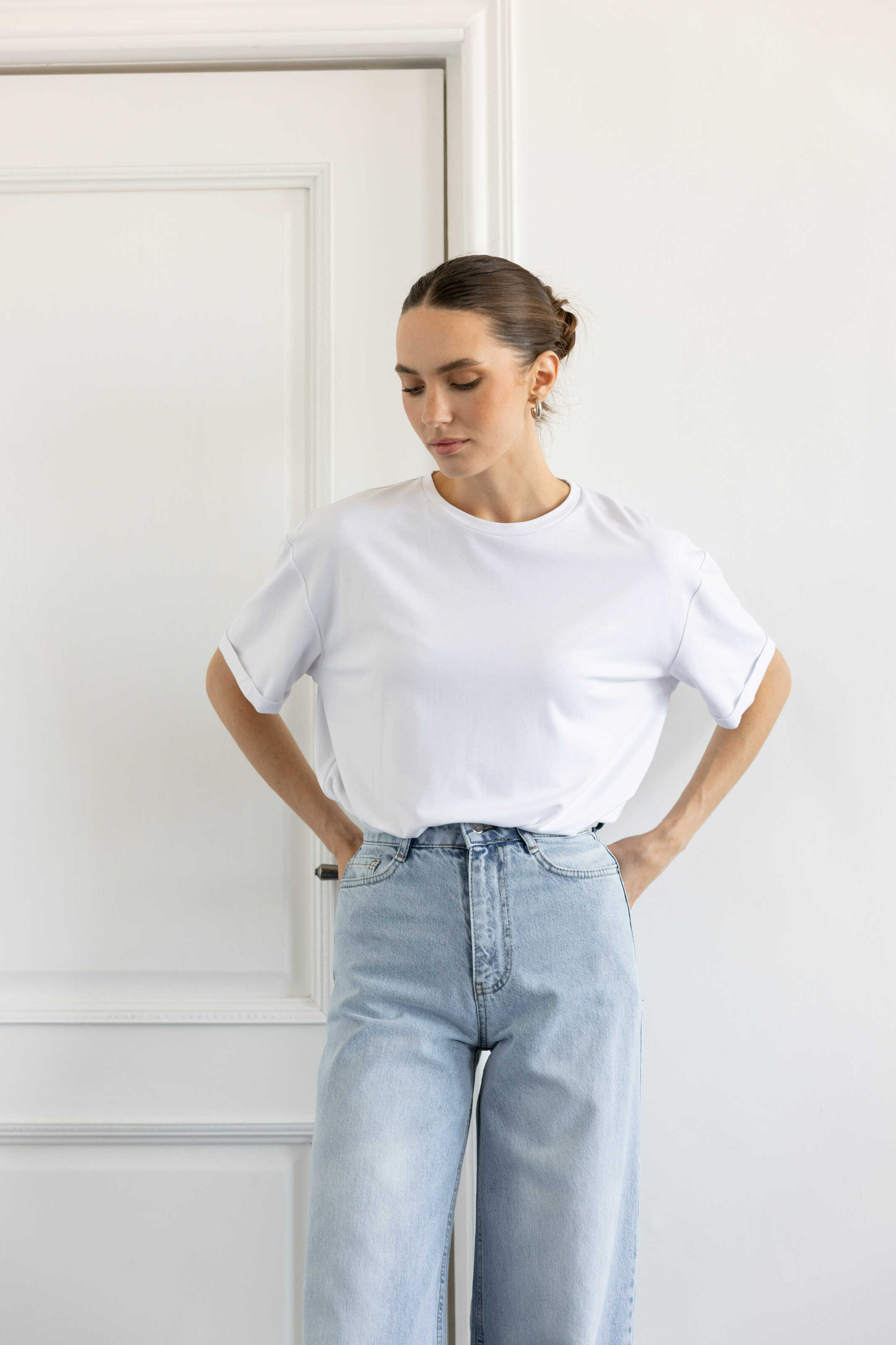 T-shirt basic OneSize White