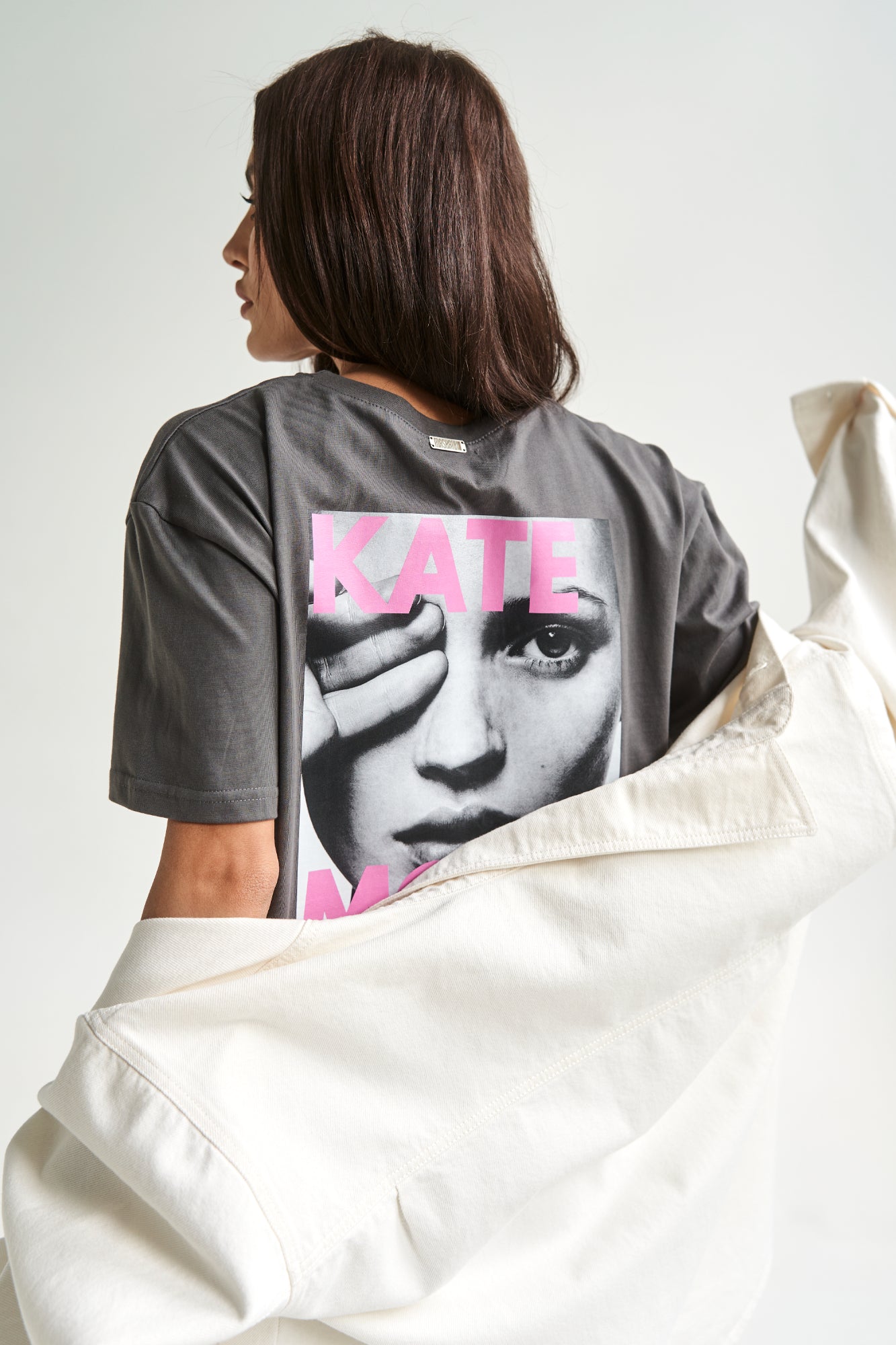 Kate Moss Gray T-Shirt