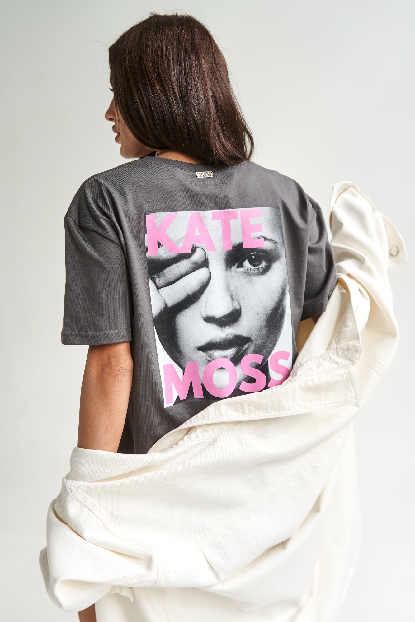 Kate Moss Gray T-Shirt