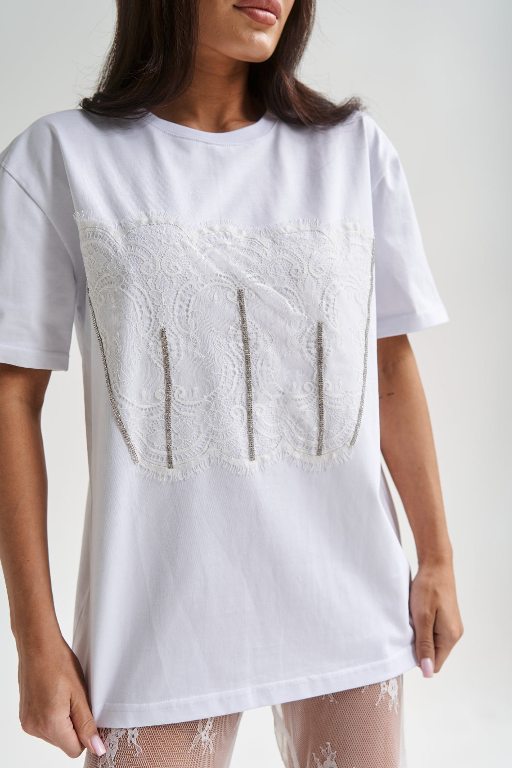 Lace T-Shirt White