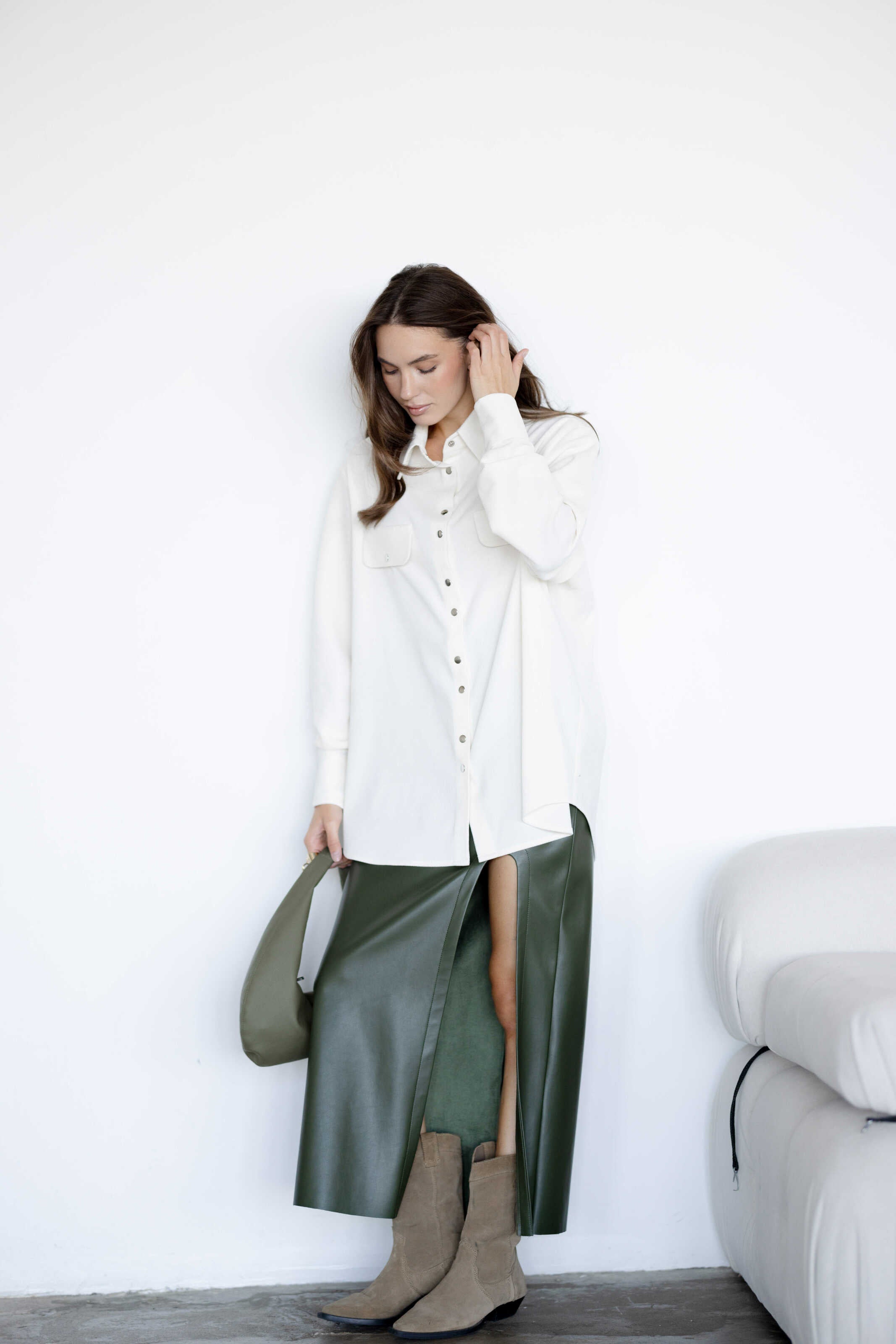 Polyester Liner Jacket White