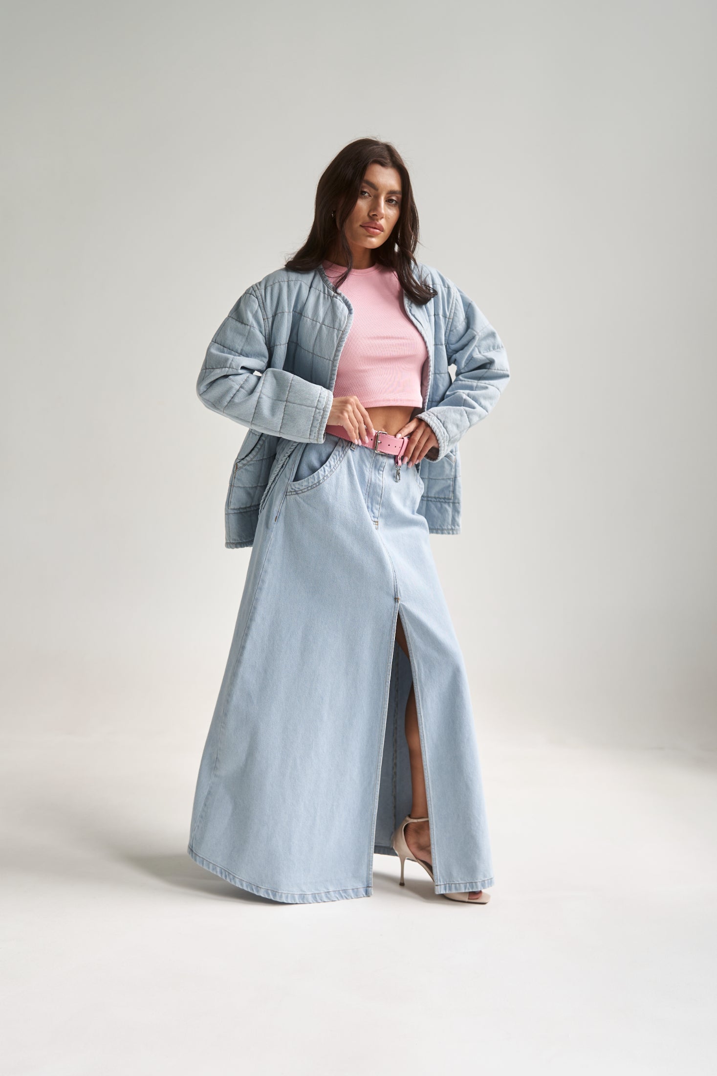 Denim Liner Jacket LightBlue