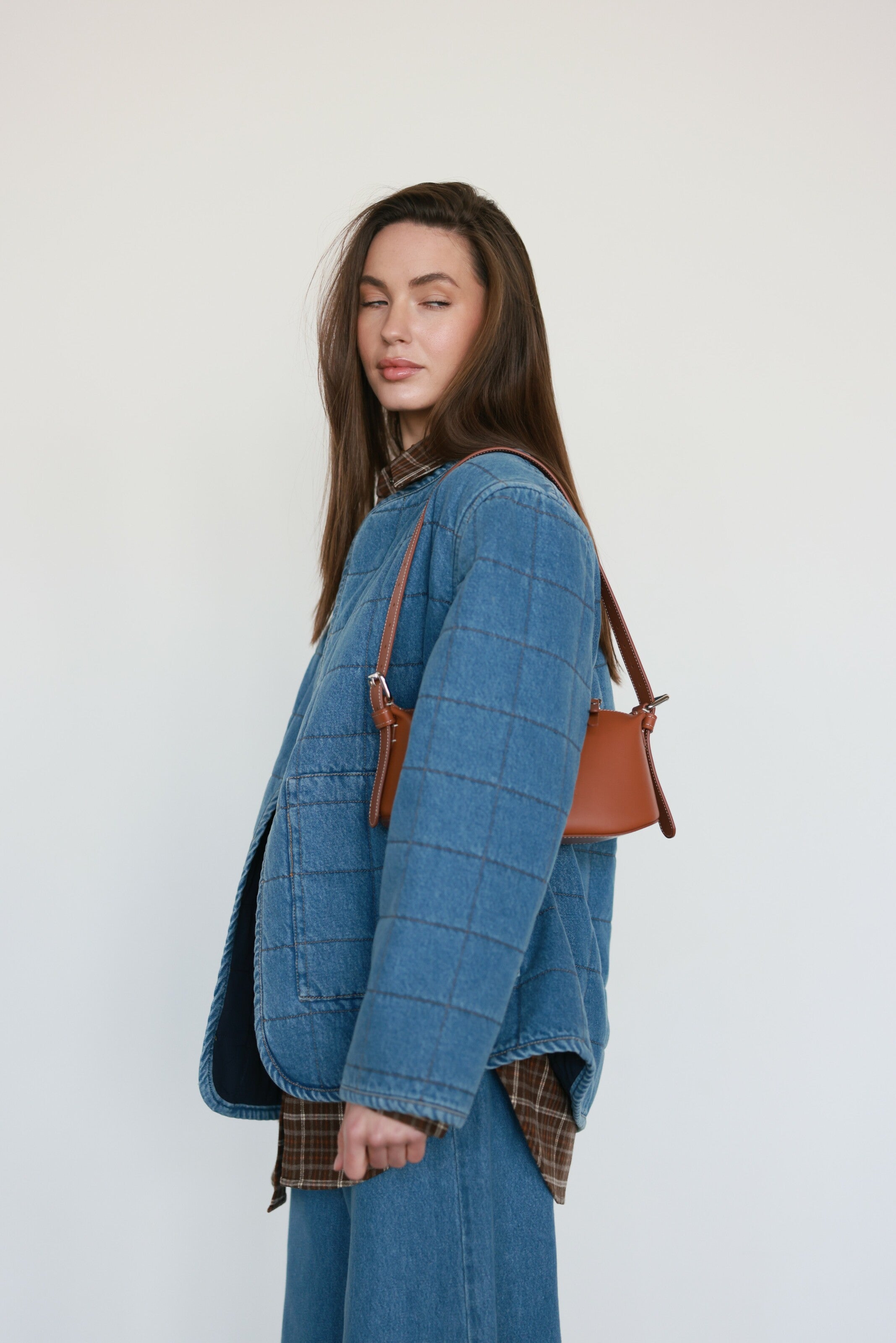 Denim Liner Jacket Blue