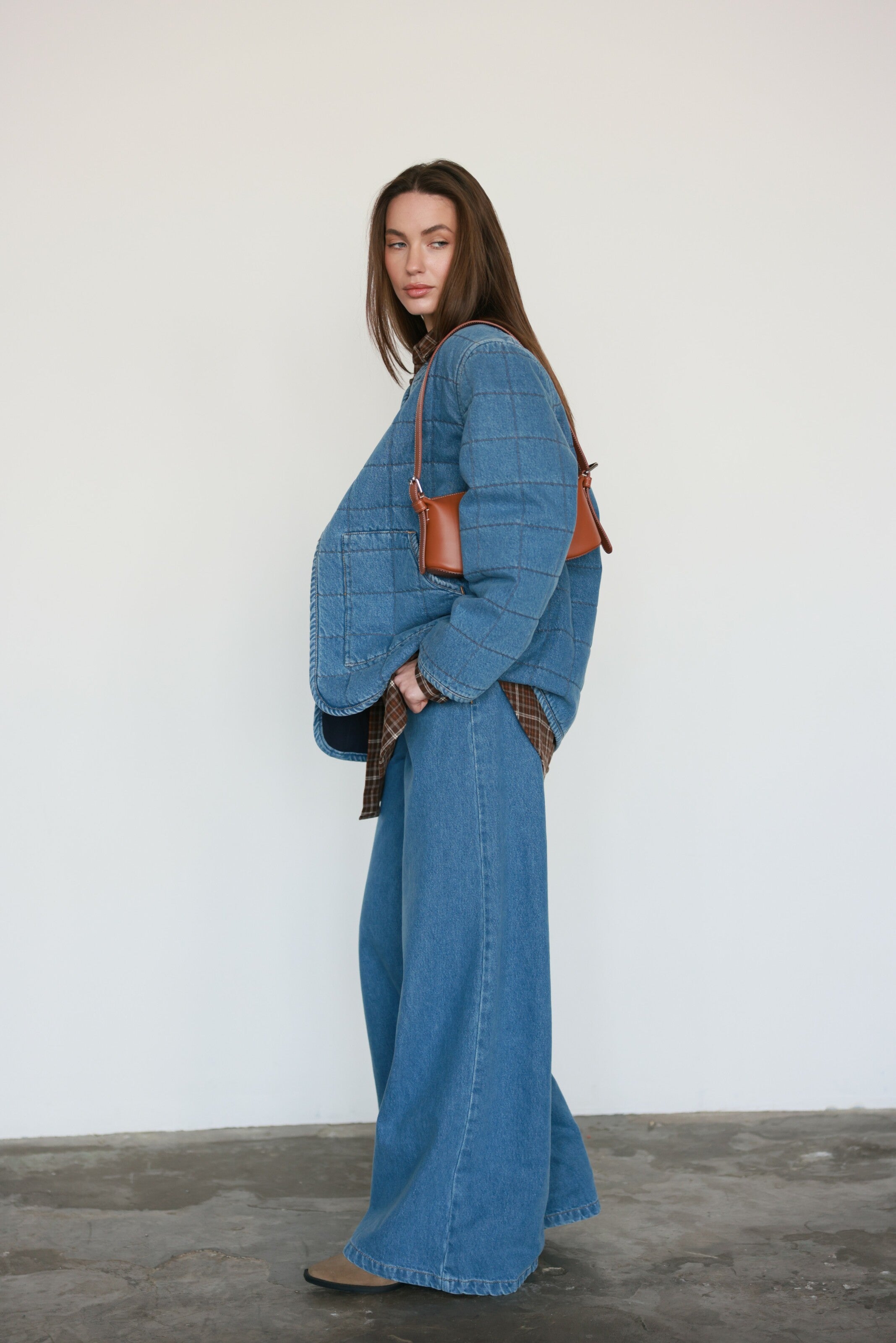 Denim Liner Jacket Blue