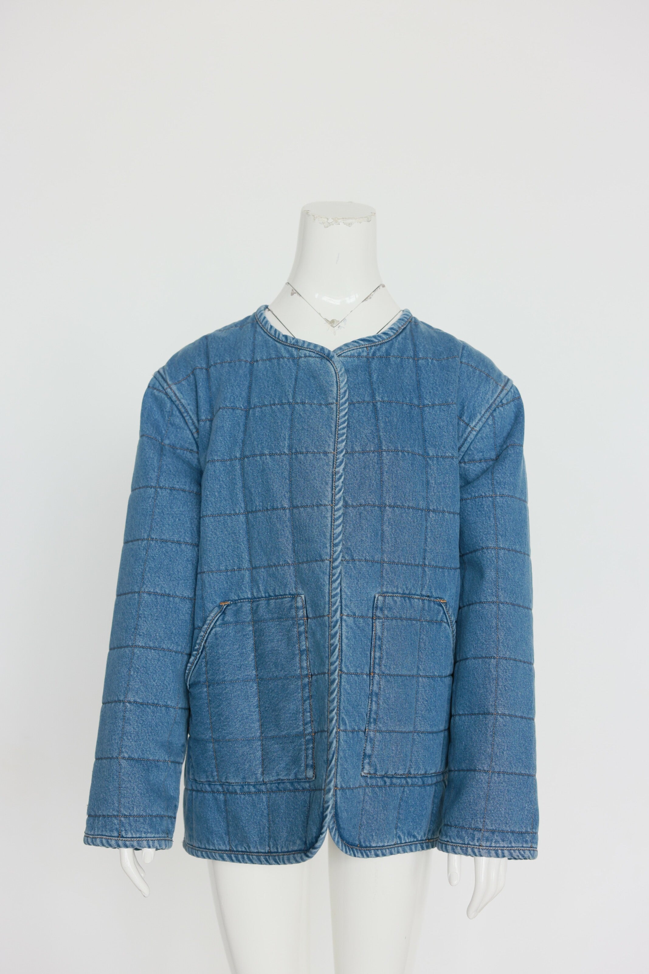 Denim Liner Jacket Blue