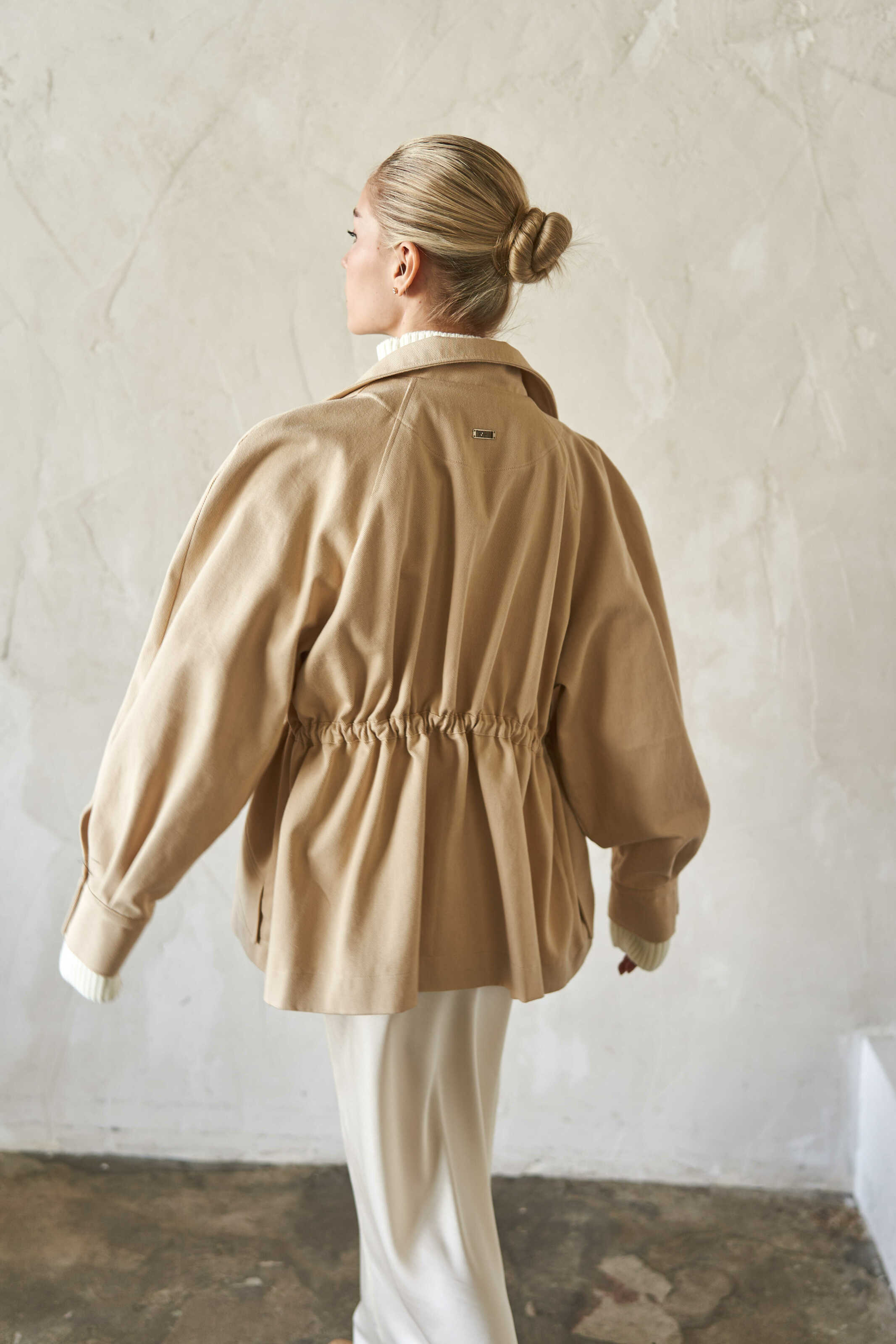 Sand Denim/Cotton Jacket