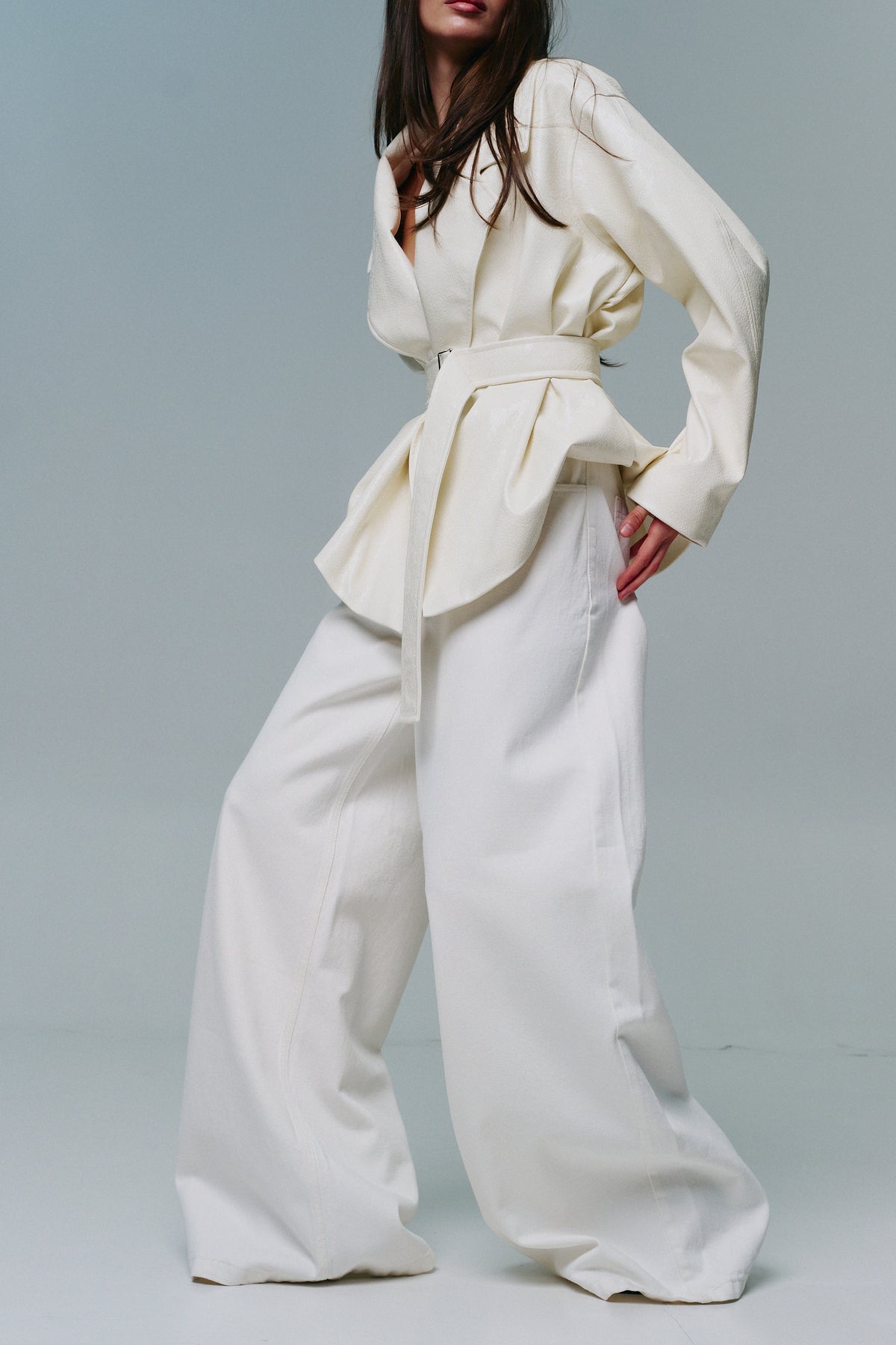 Wide-Leg Palazzo Jeans